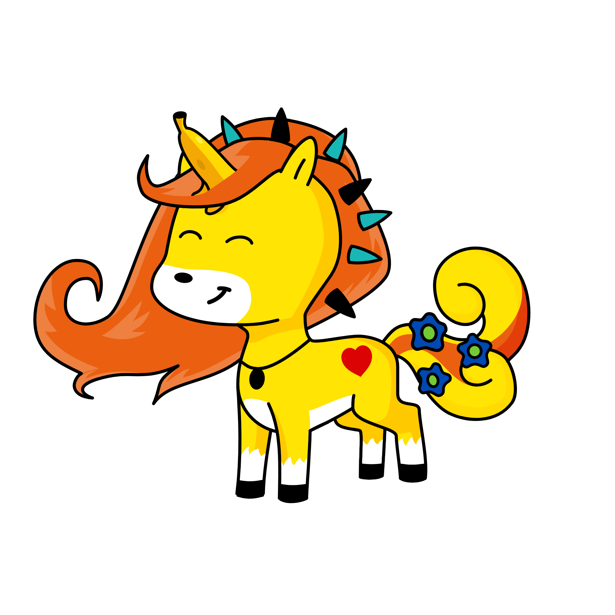 Bananiti, the unicorn