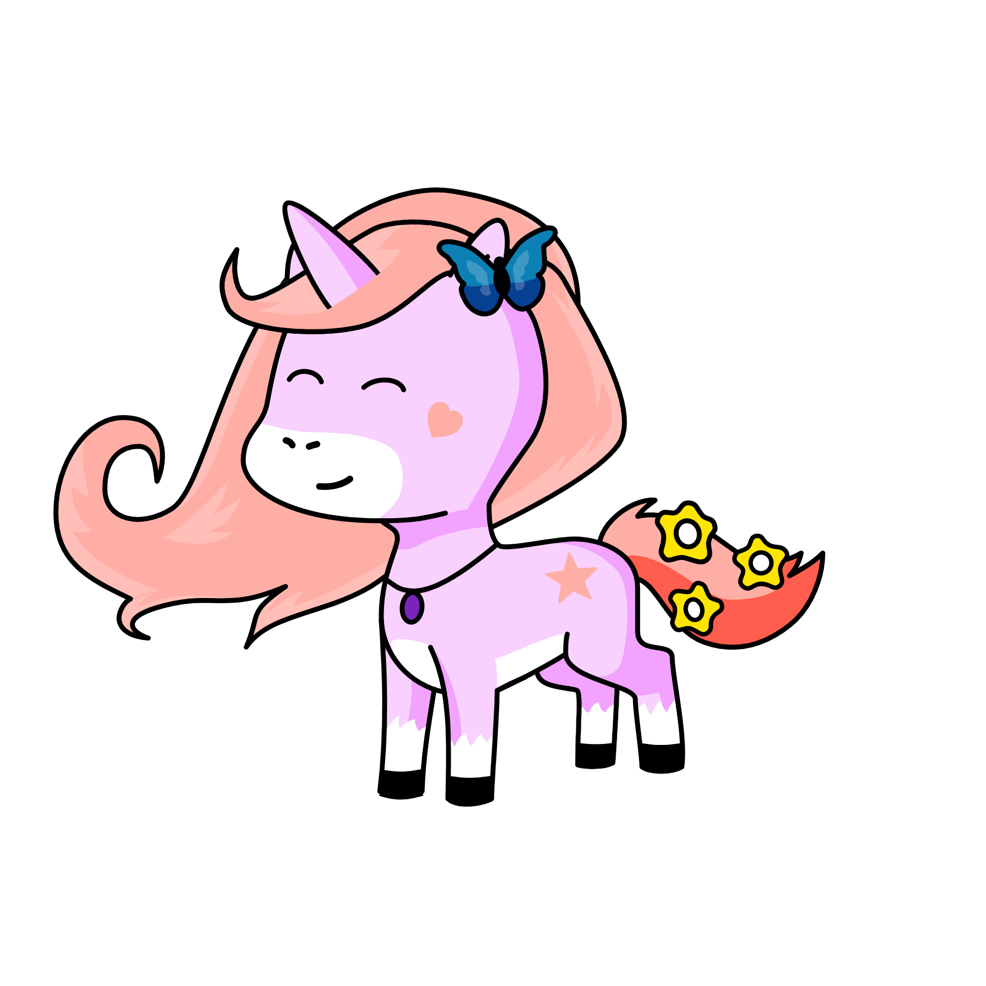 Lilac, the unicorn