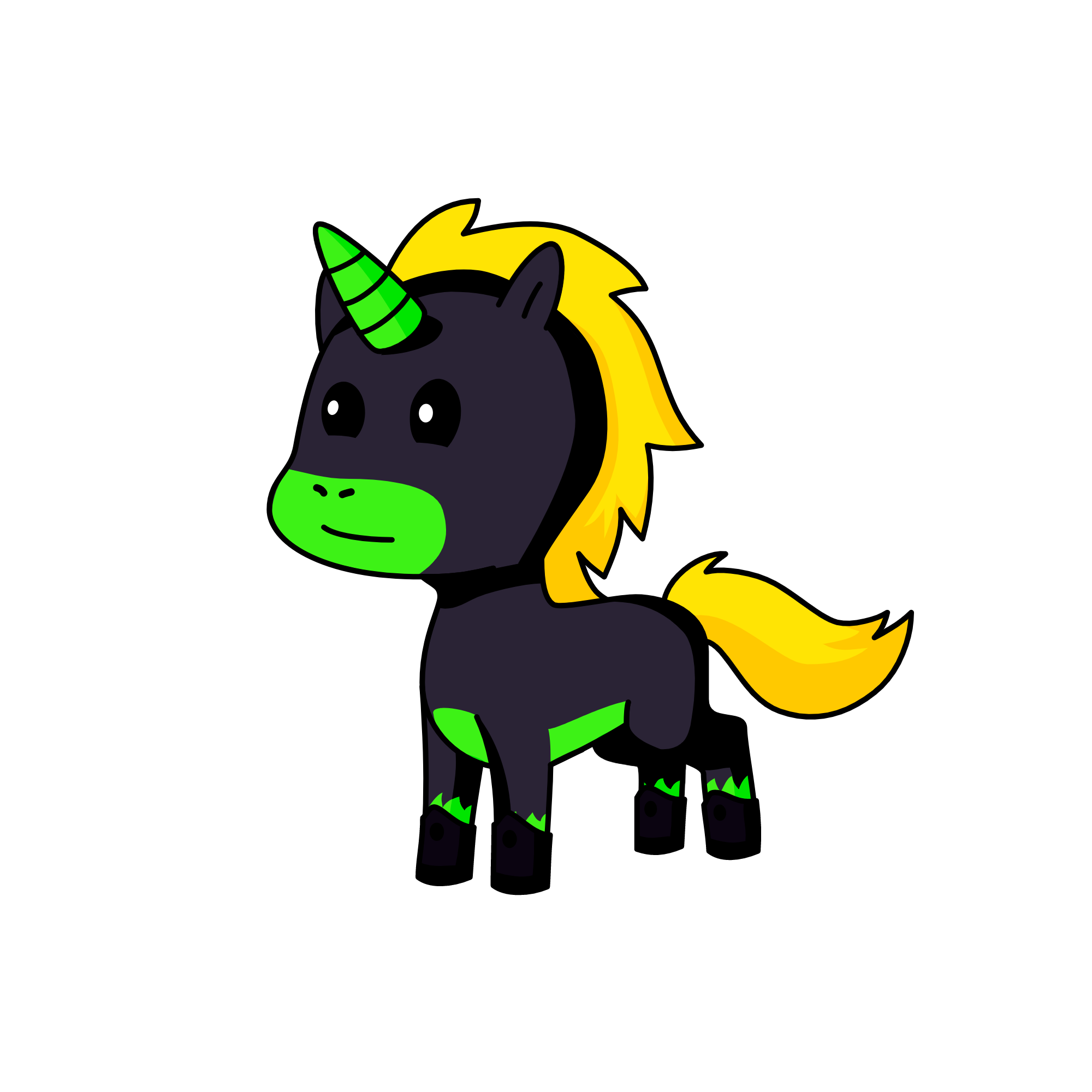 Chat Noir, the unicorn
