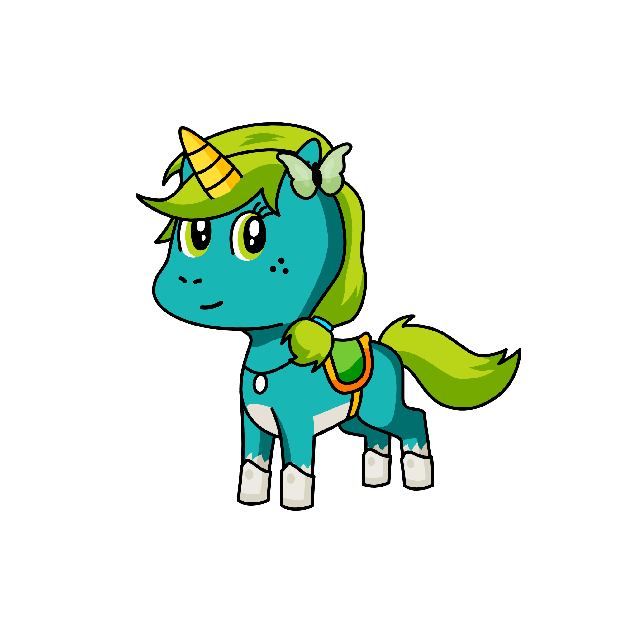 Spring, the unicorn