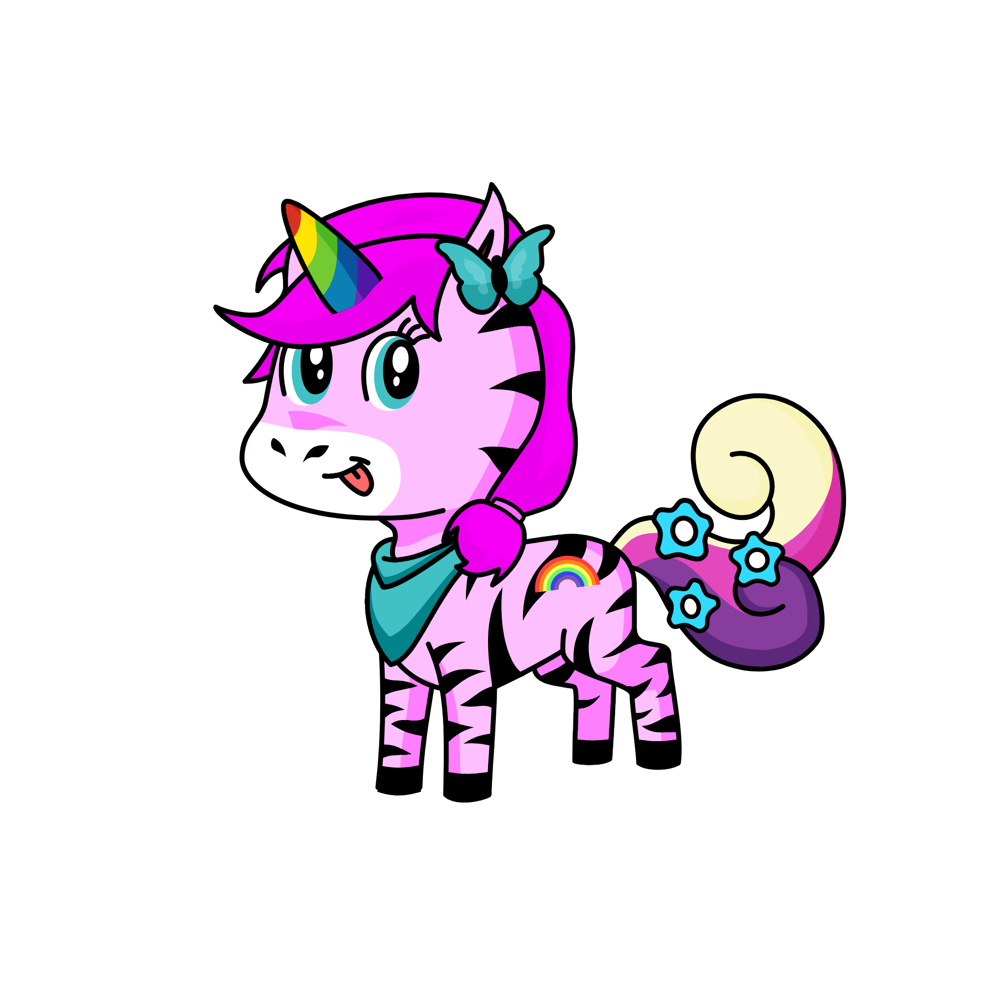 rainbow, the unicorn