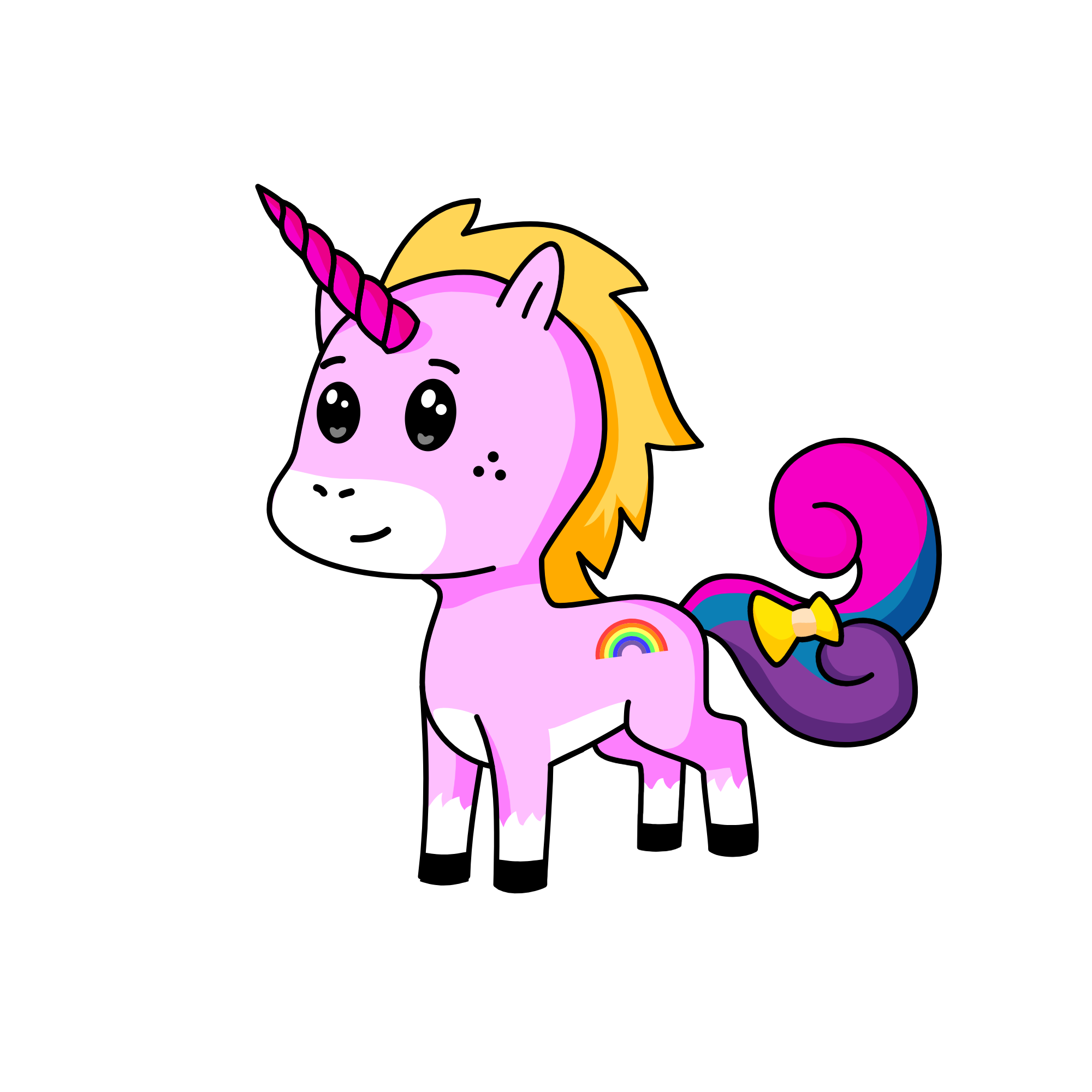 rainbow, the unicorn