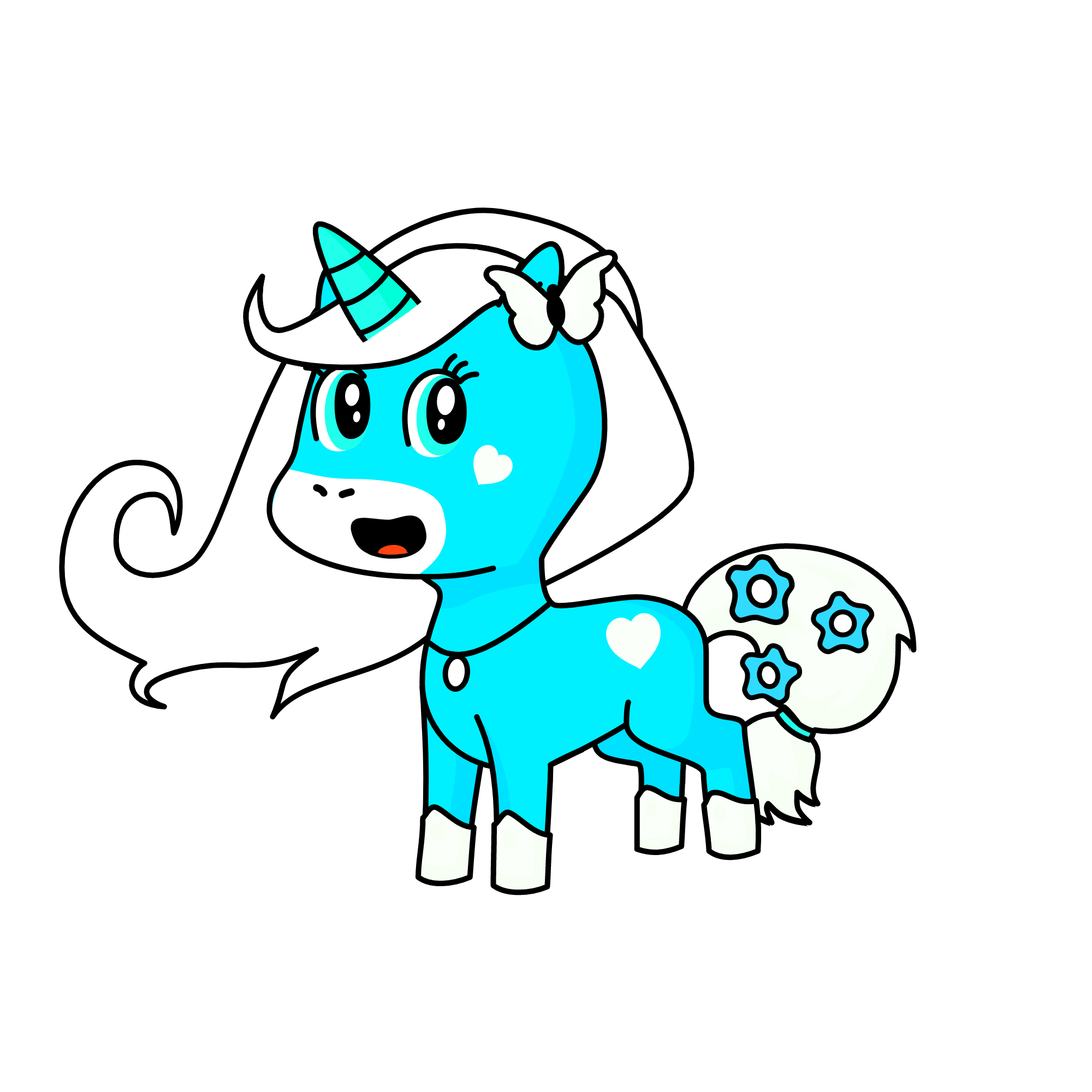 Blessing Snow, the unicorn
