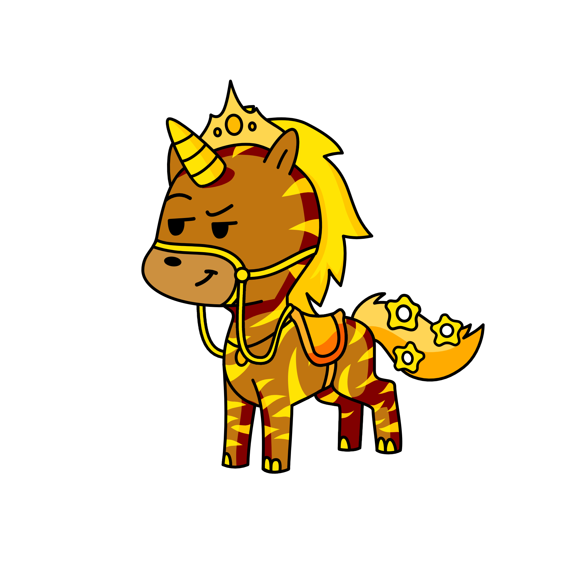 caramel , the unicorn