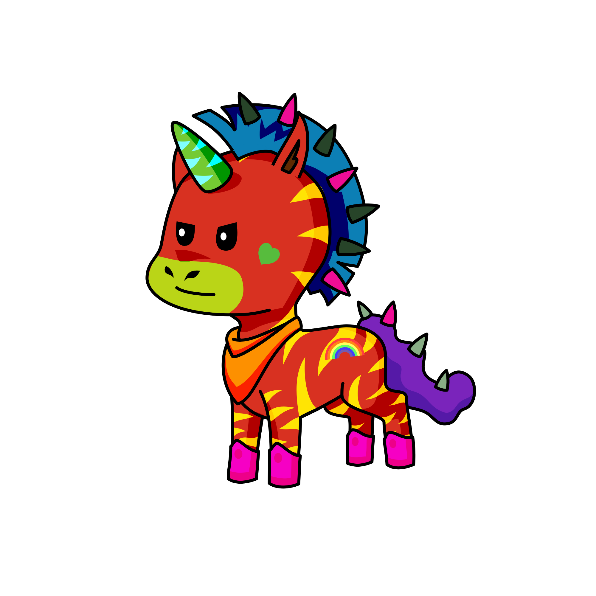 Poluny, the unicorn