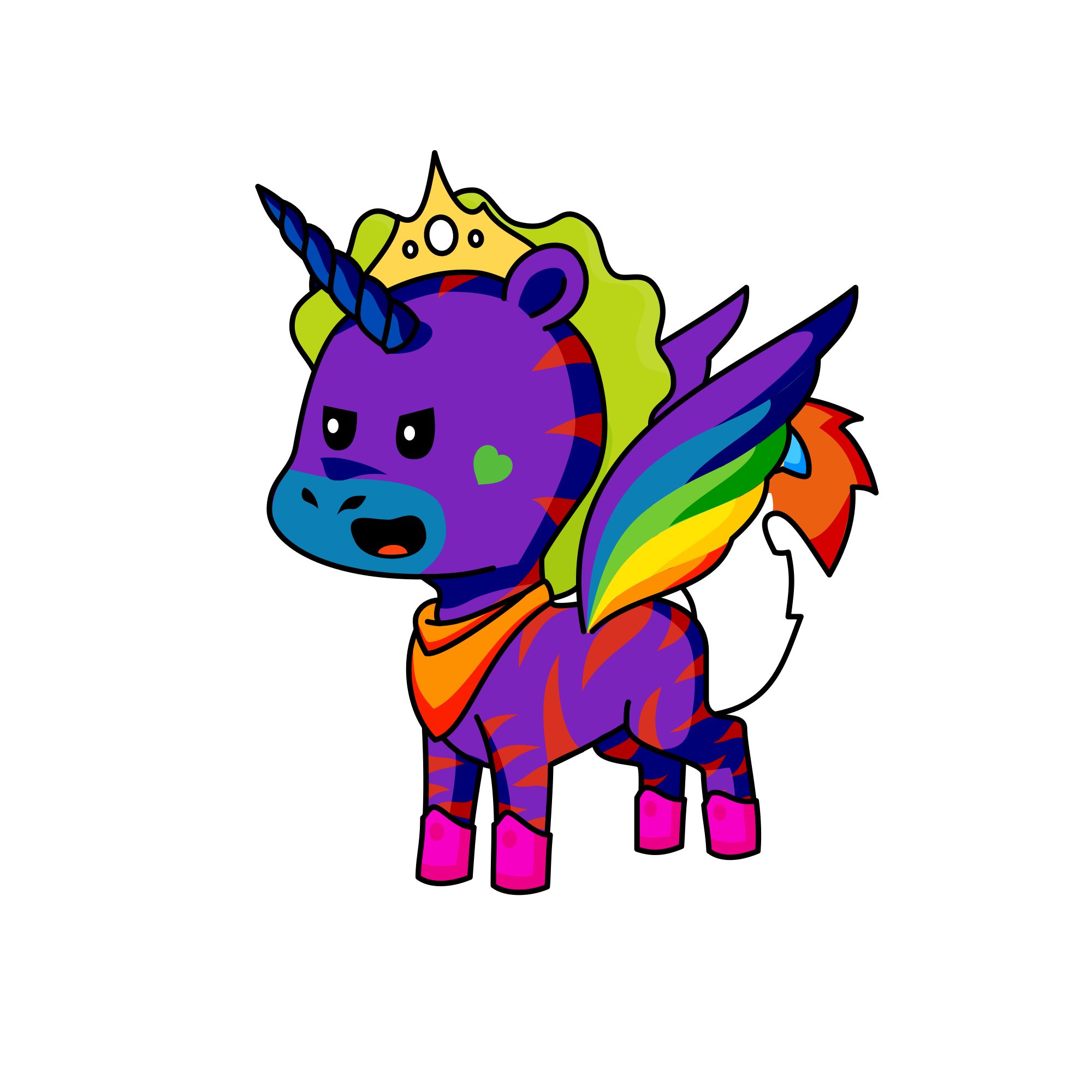 Rouuy, the unicorn