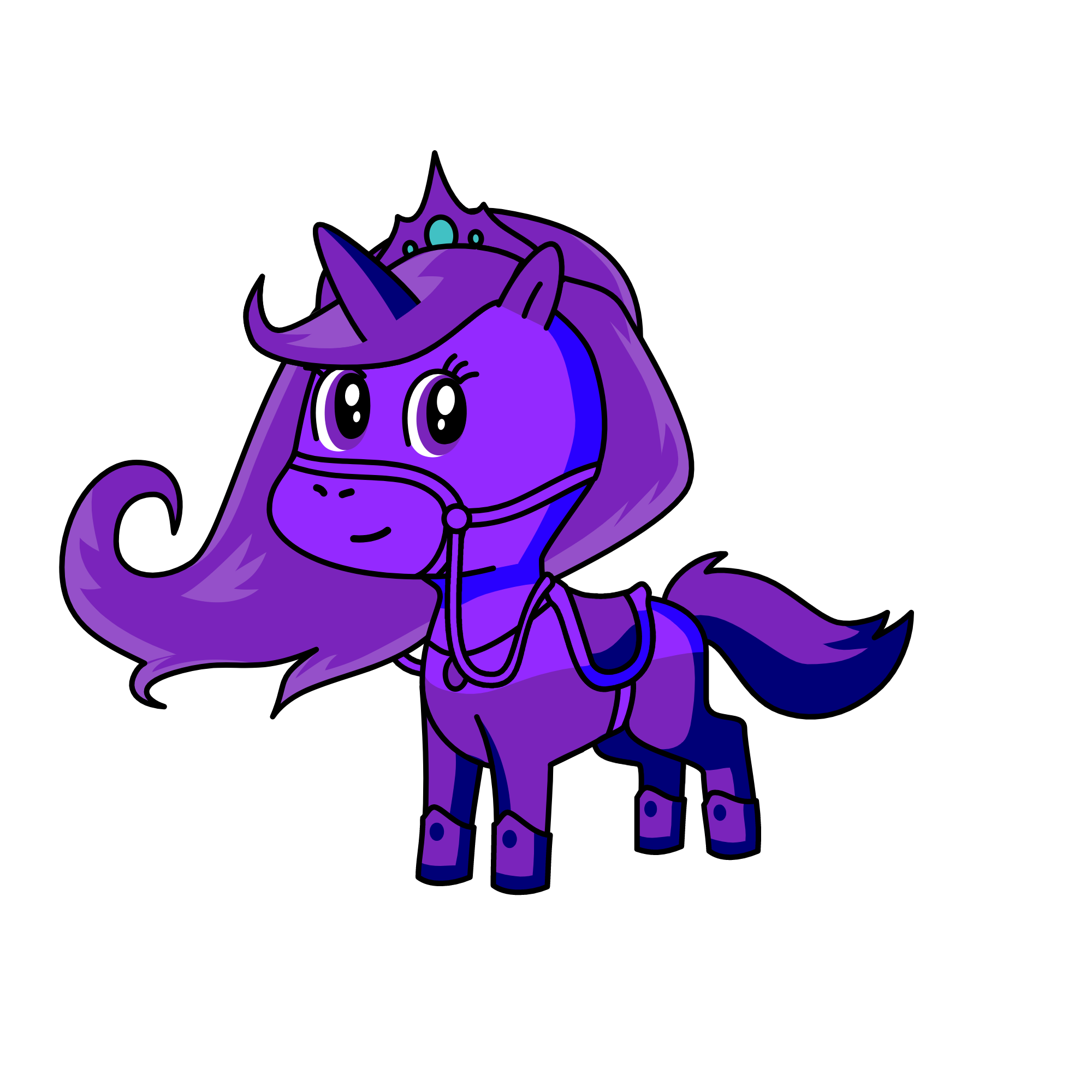 Queen Kate, the unicorn