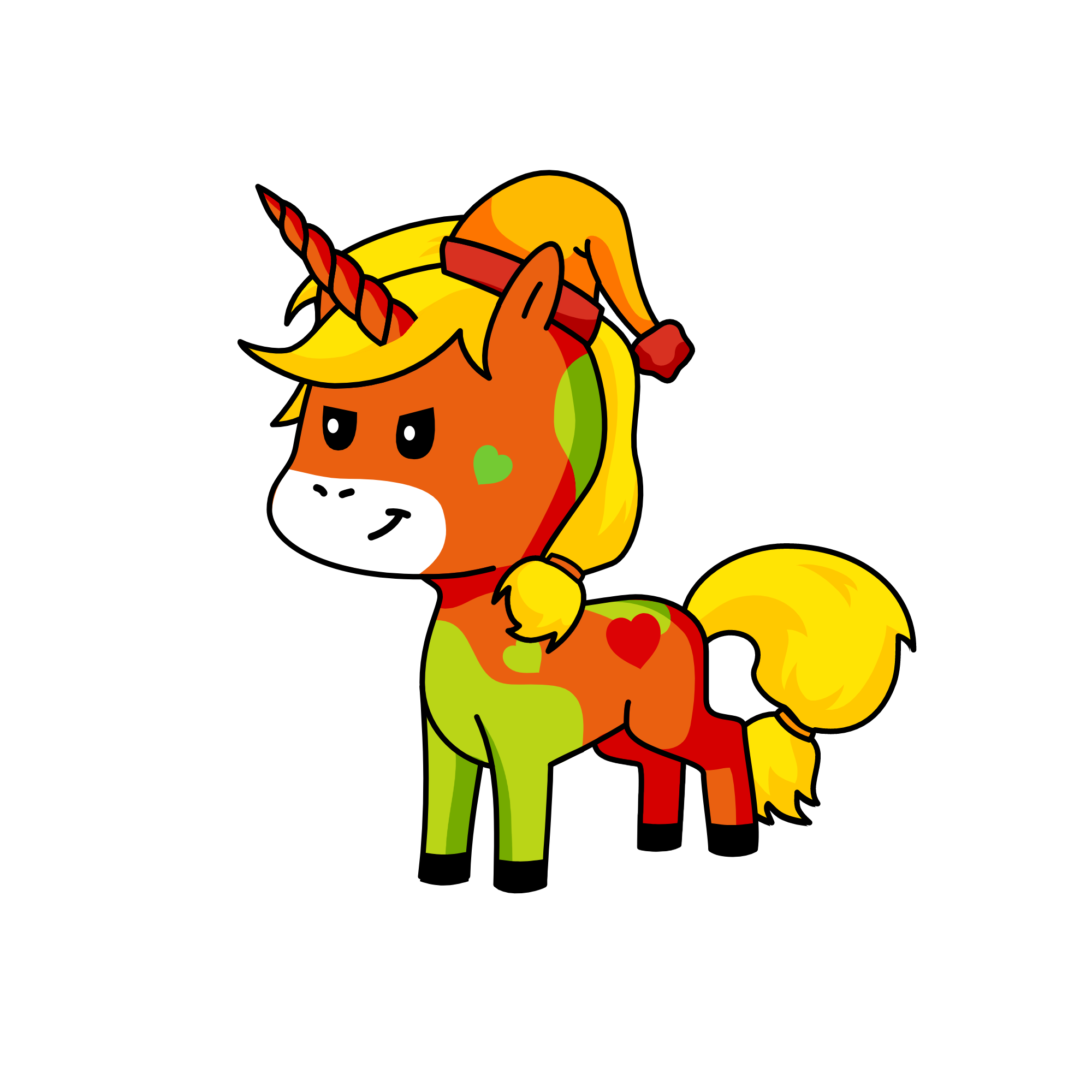 ,;, the unicorn