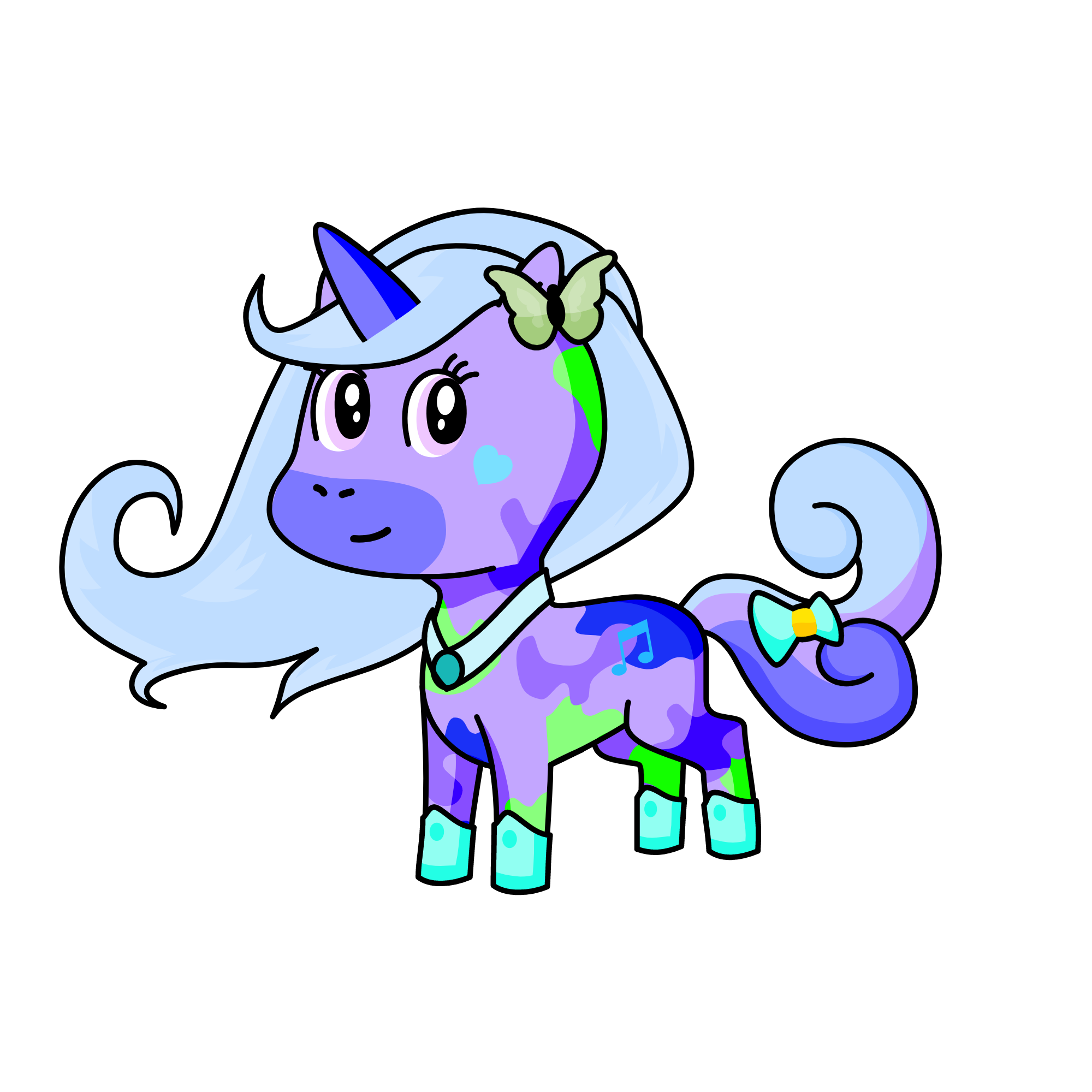 Lightness, the unicorn