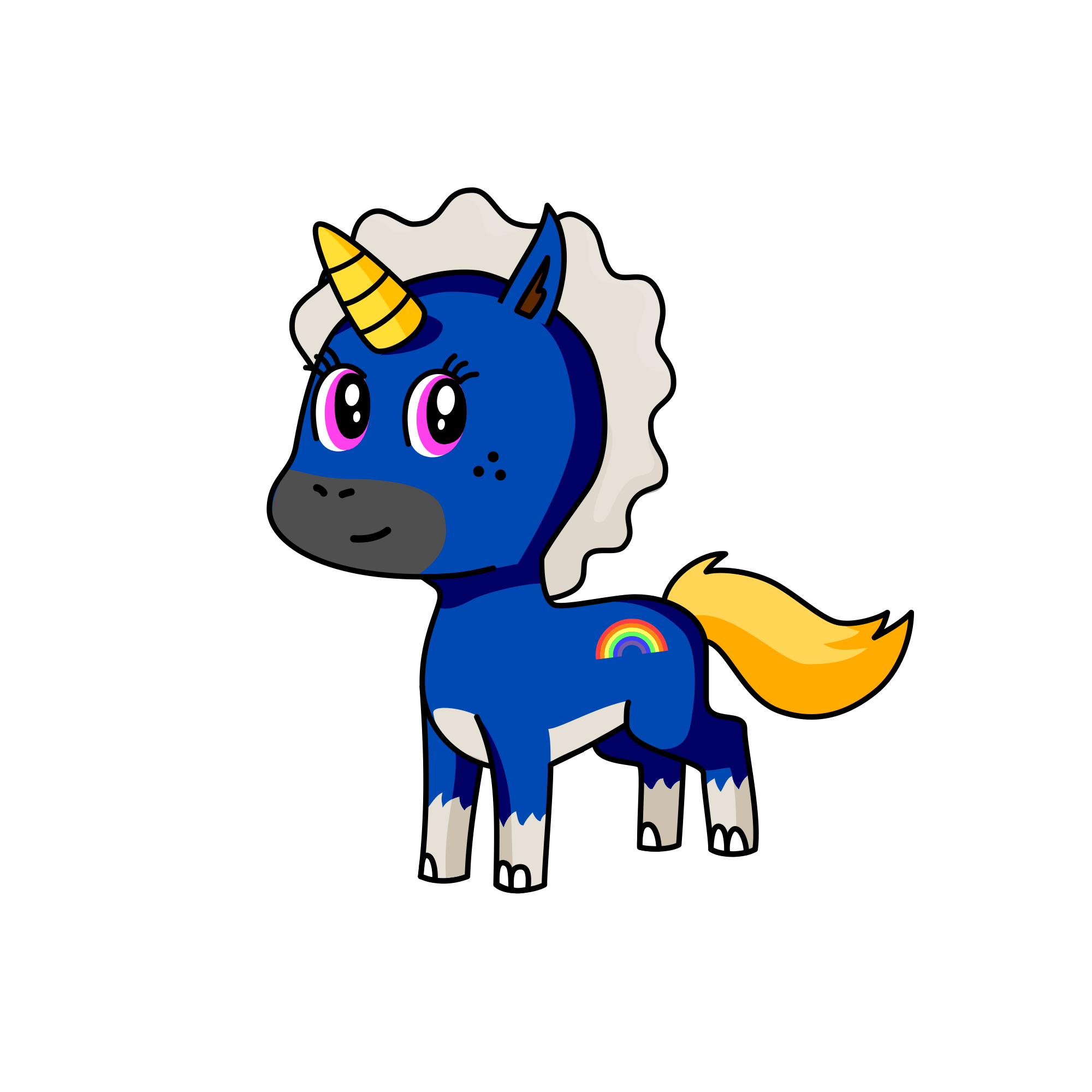 Blpo, the unicorn
