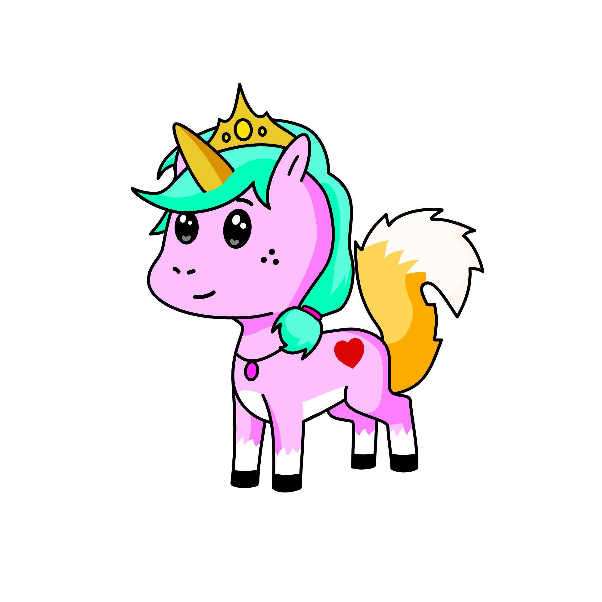 princess of unicorns , the unicorn