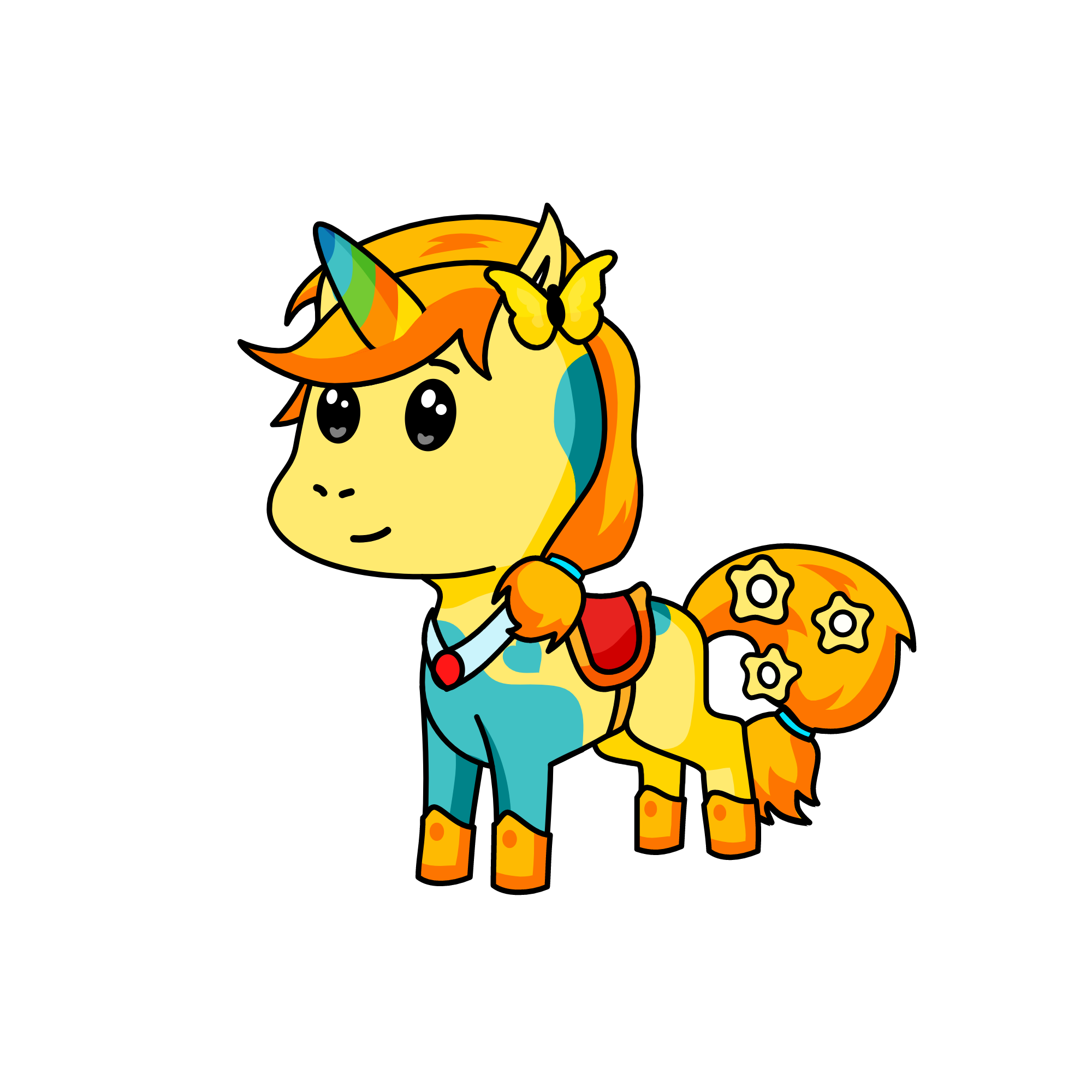 Sunny, the unicorn