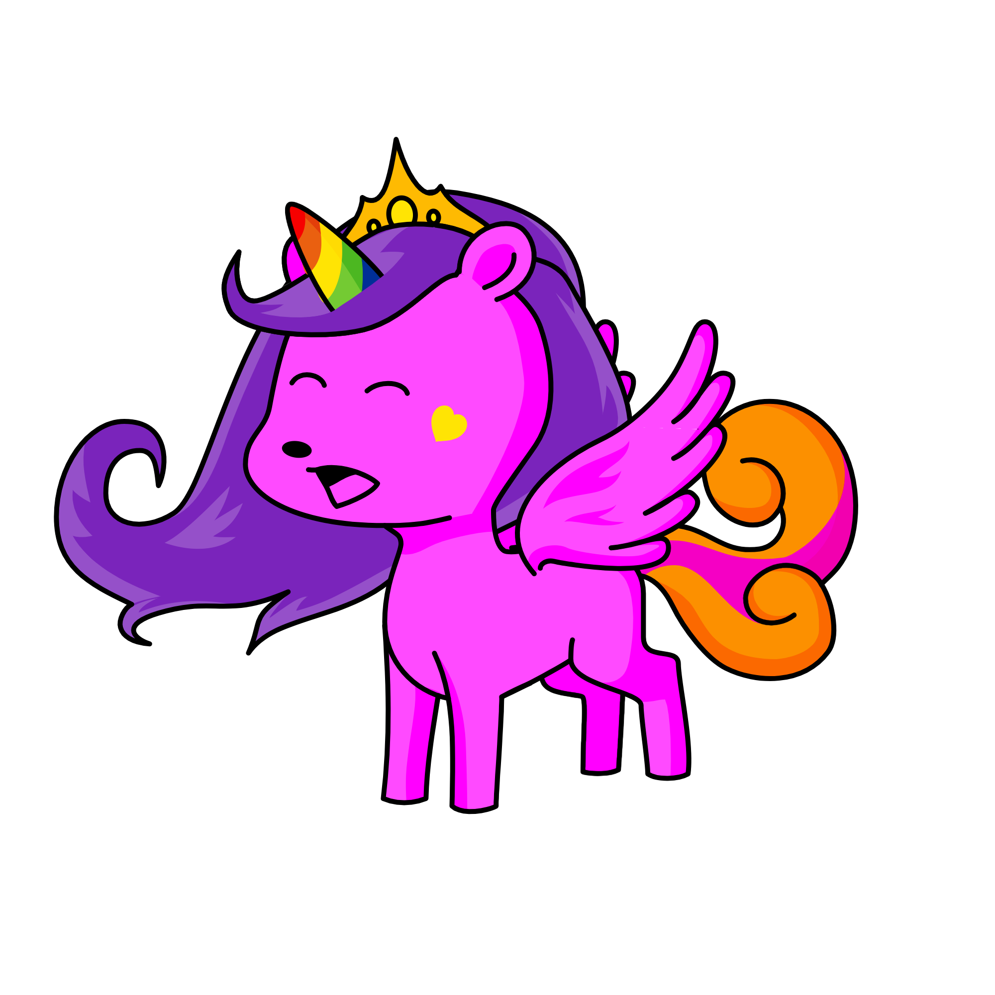 princess, the unicorn