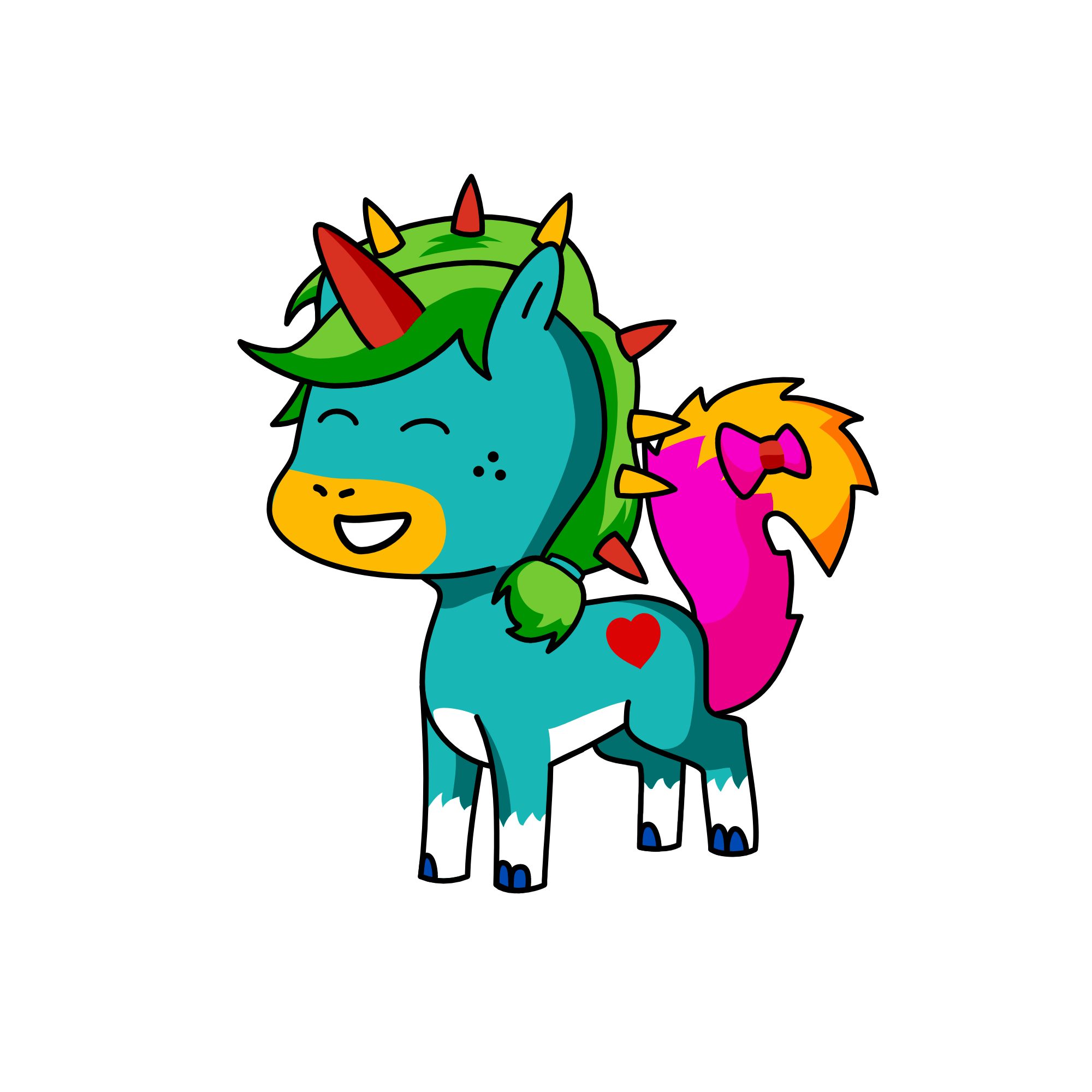 random, the unicorn
