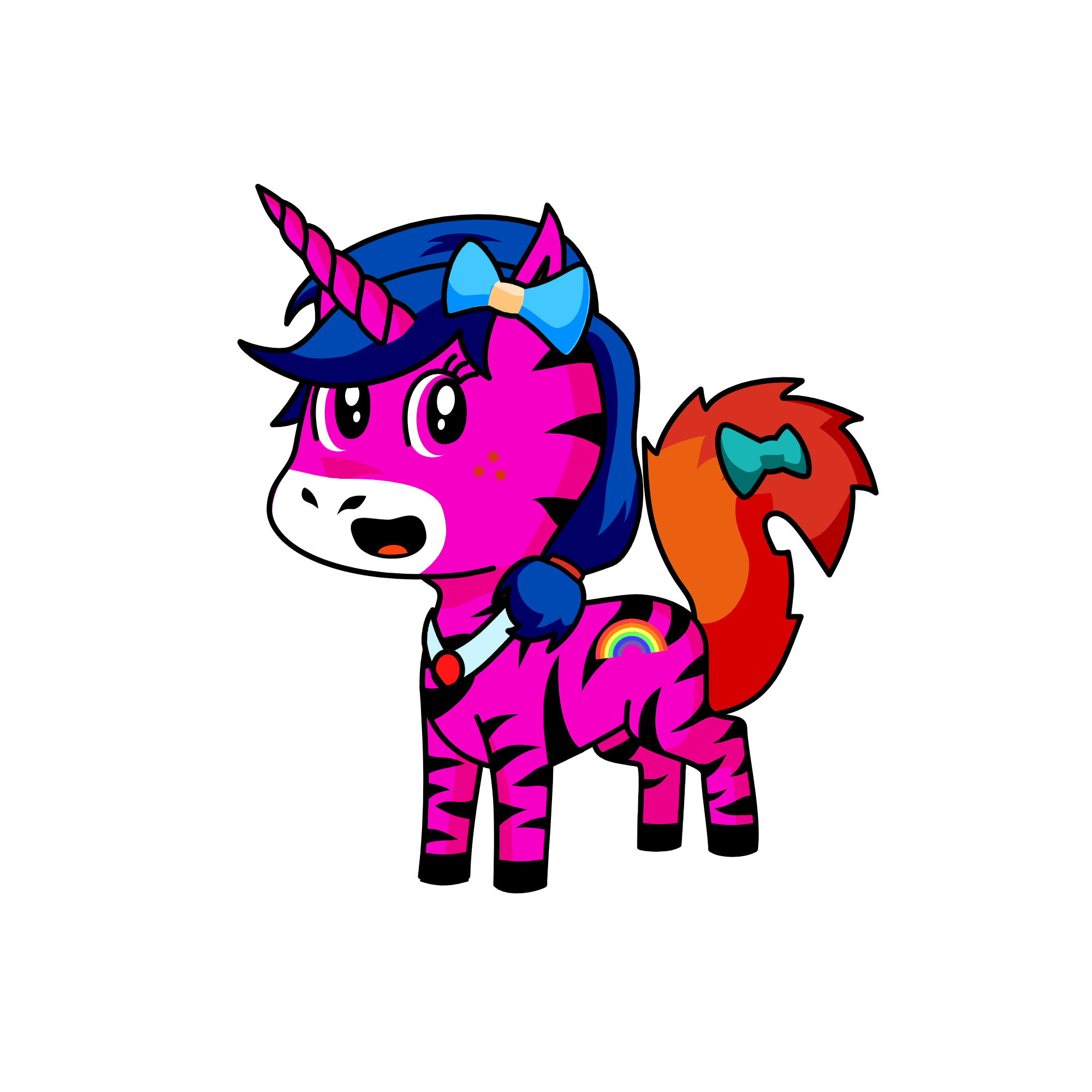 Zebracorn, the unicorn