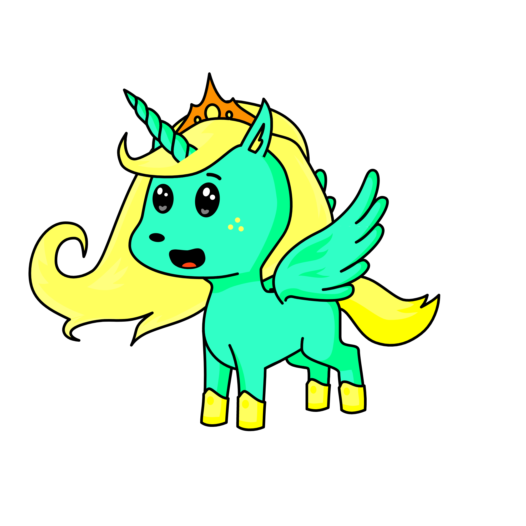 Clovy, the unicorn