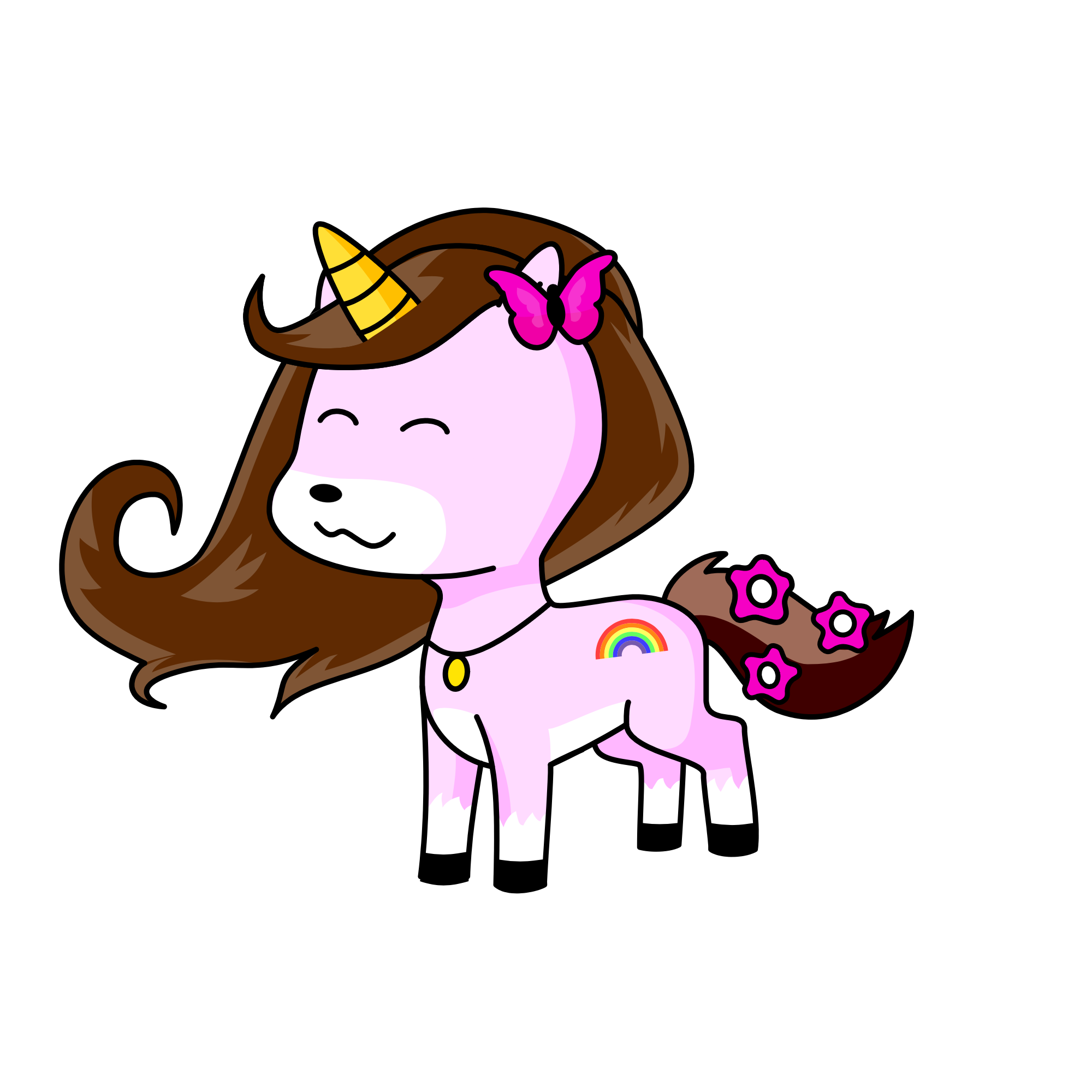 Glitter, the unicorn