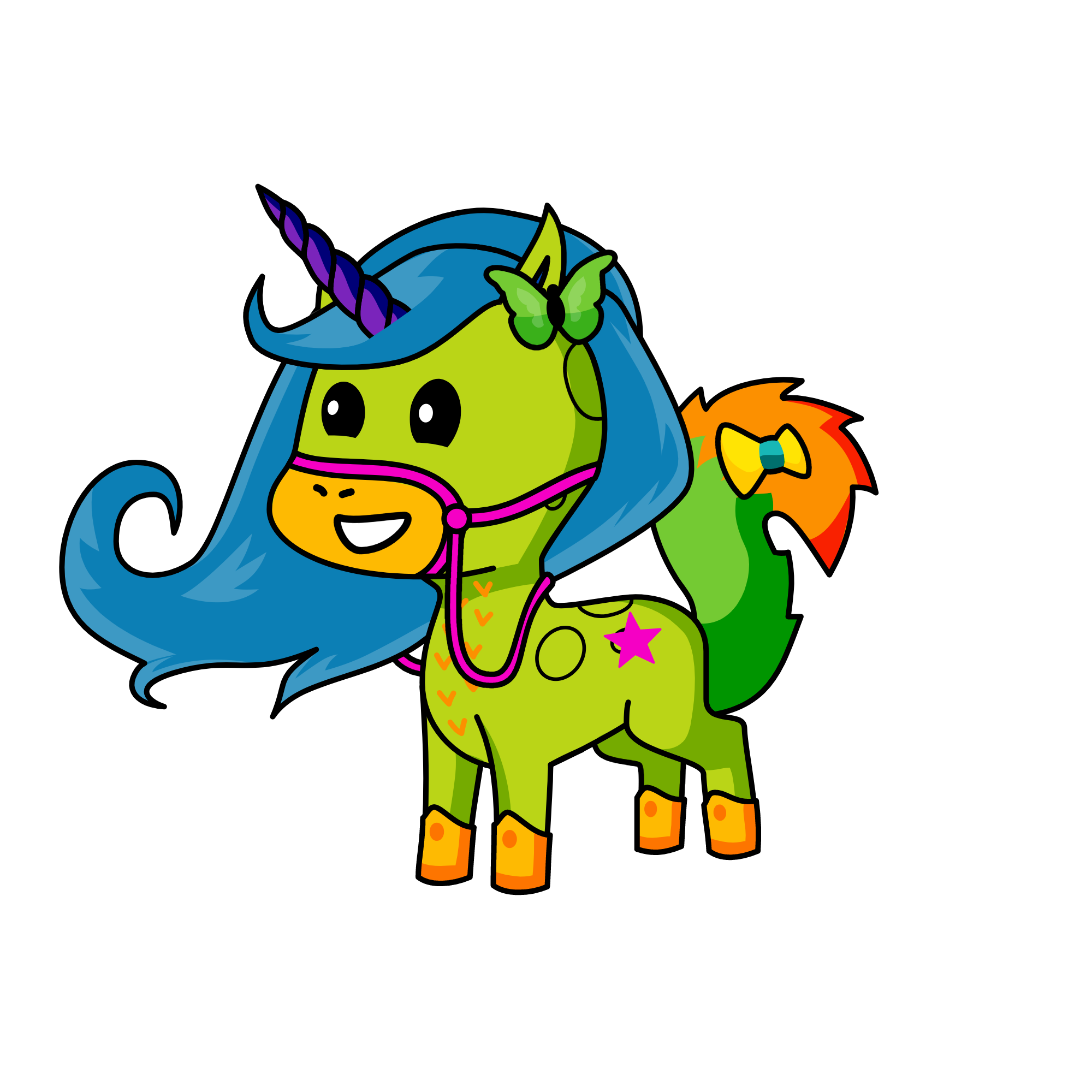 doggy coco, the unicorn