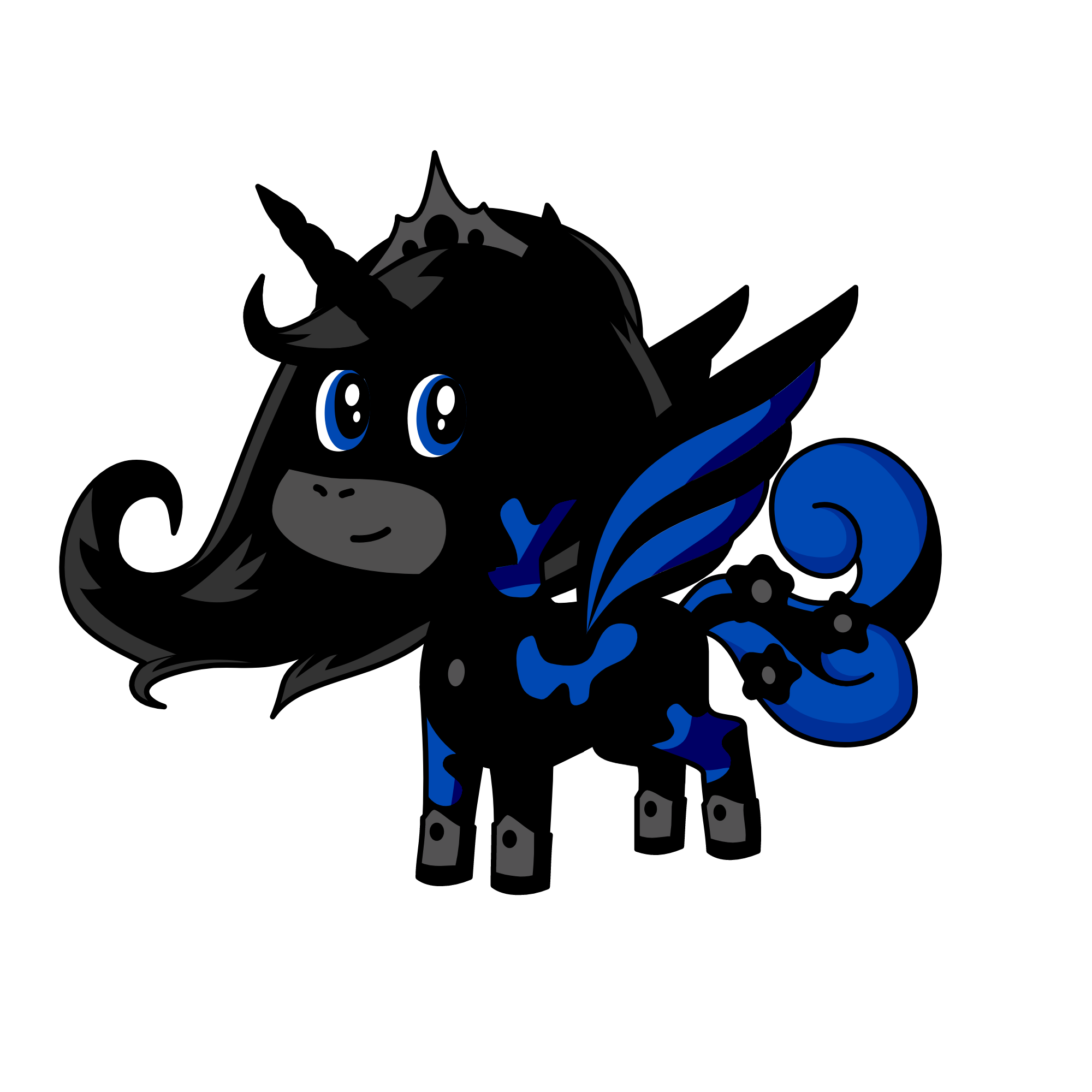 Dark, the unicorn