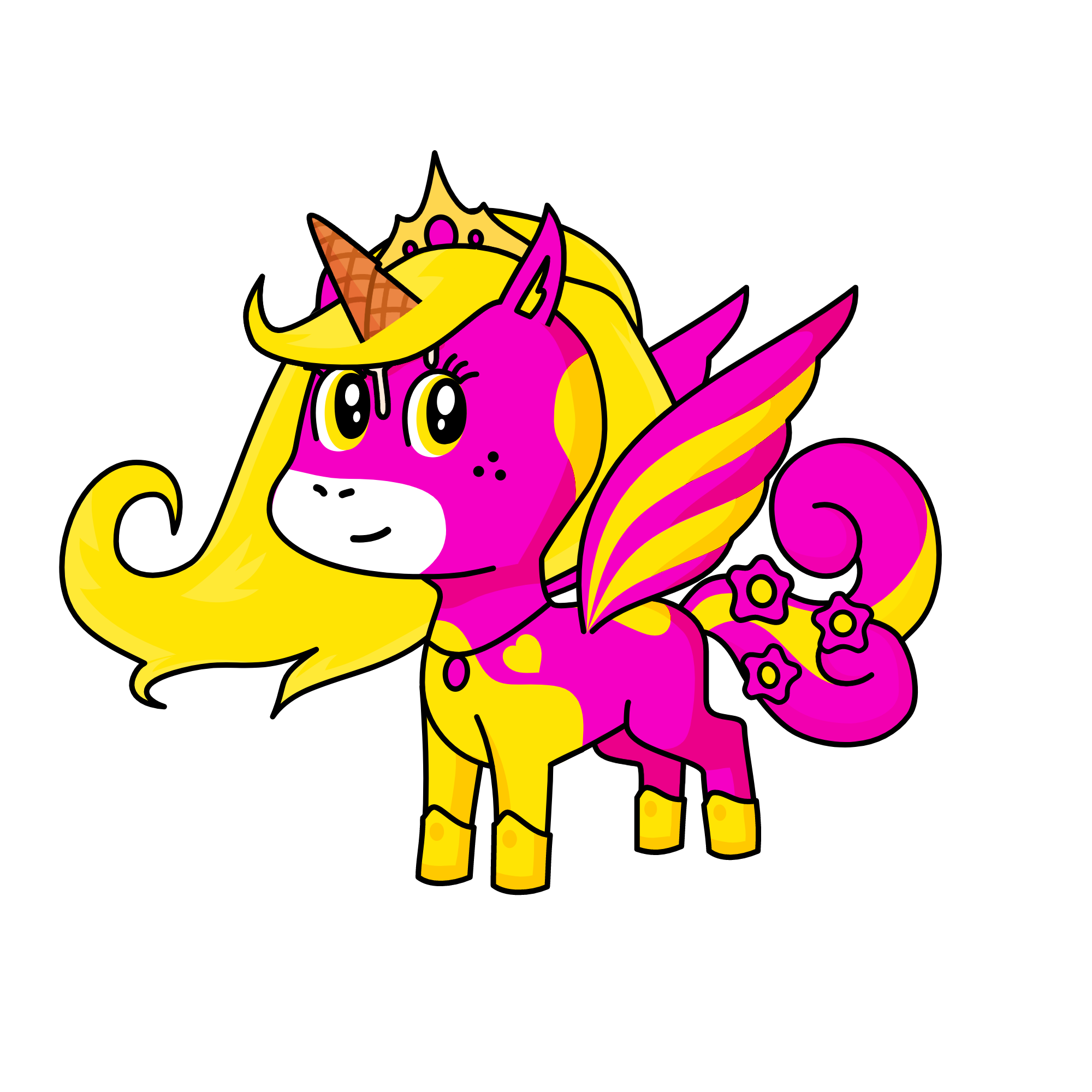 Ice cream, the unicorn