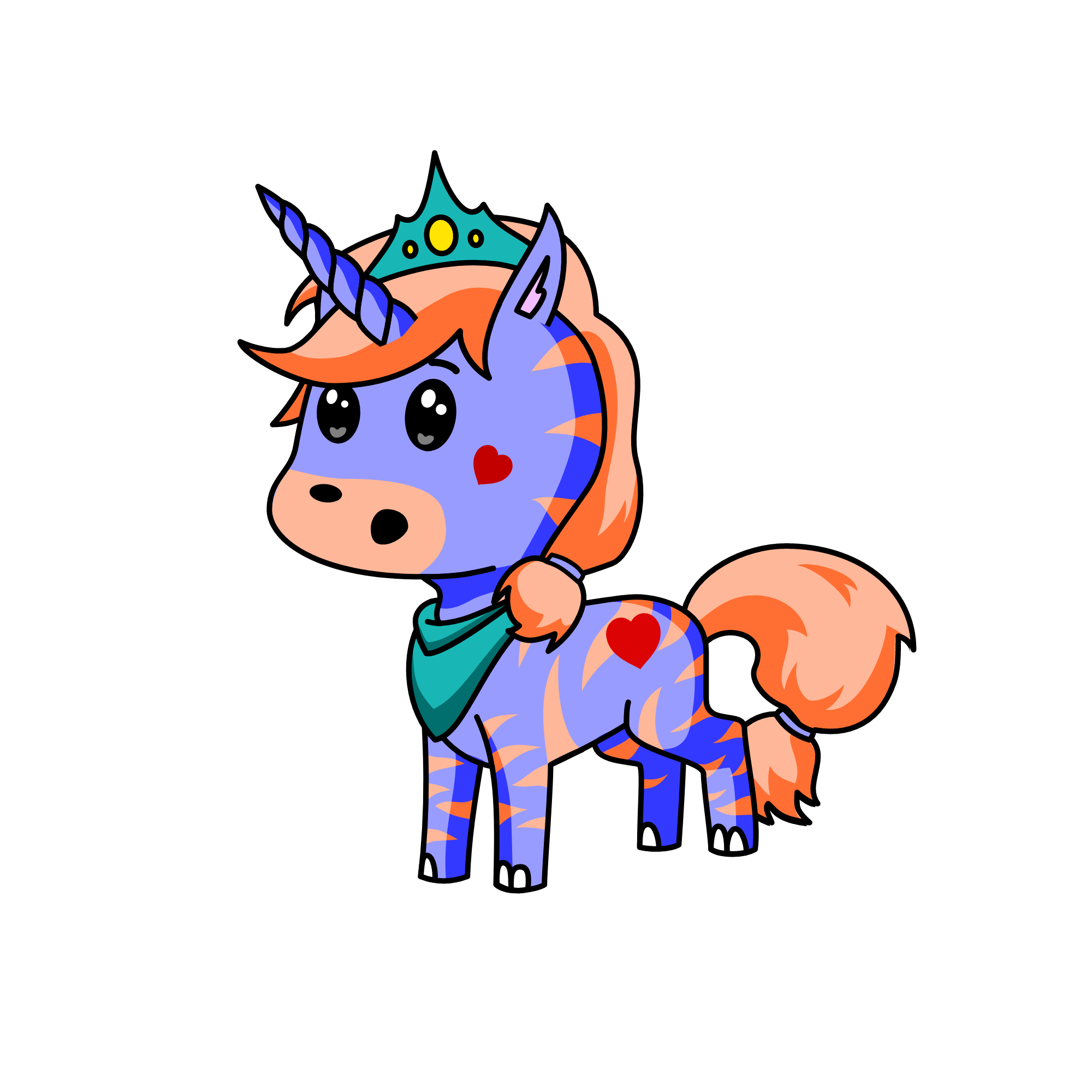 Leisha, the unicorn