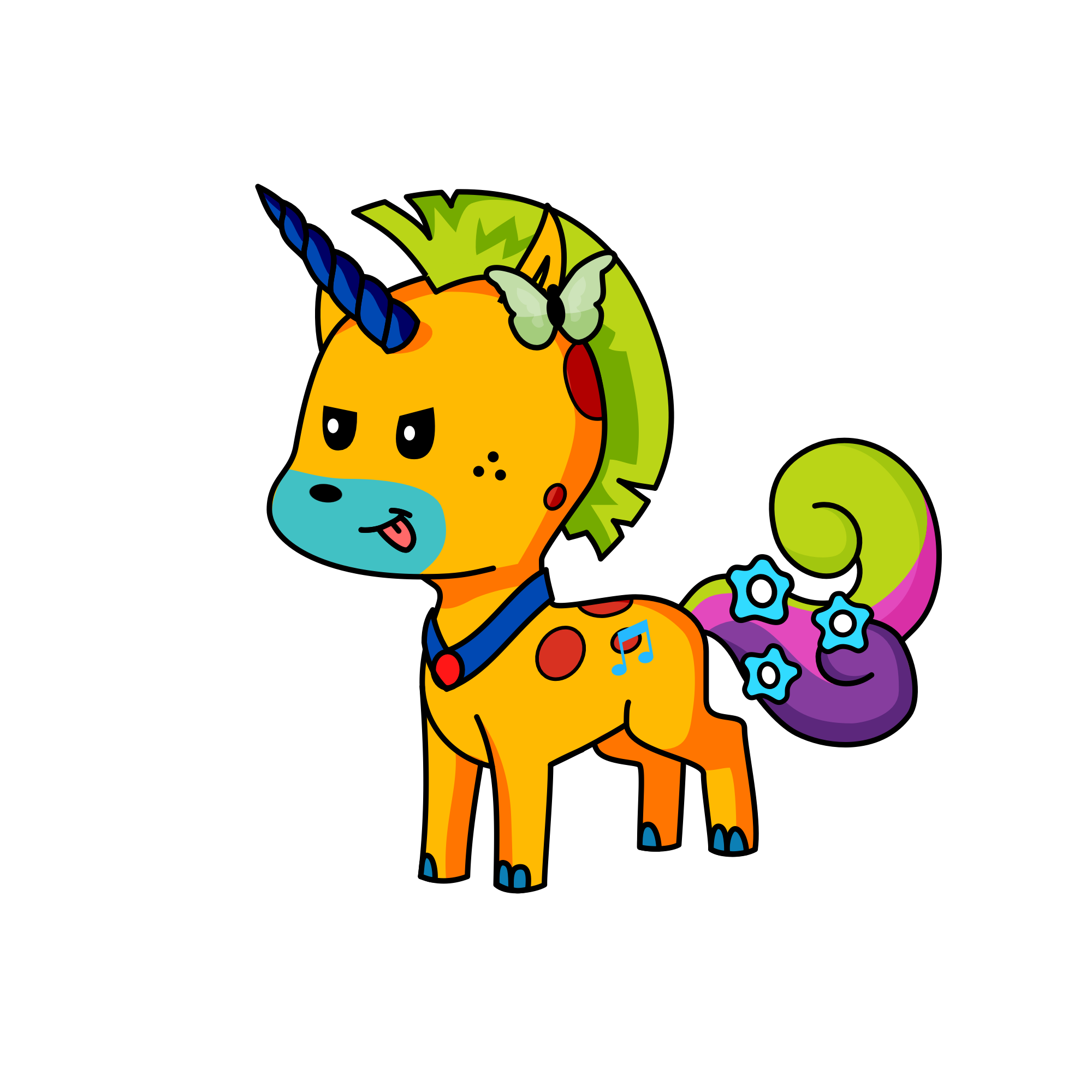 Smlggle, the unicorn