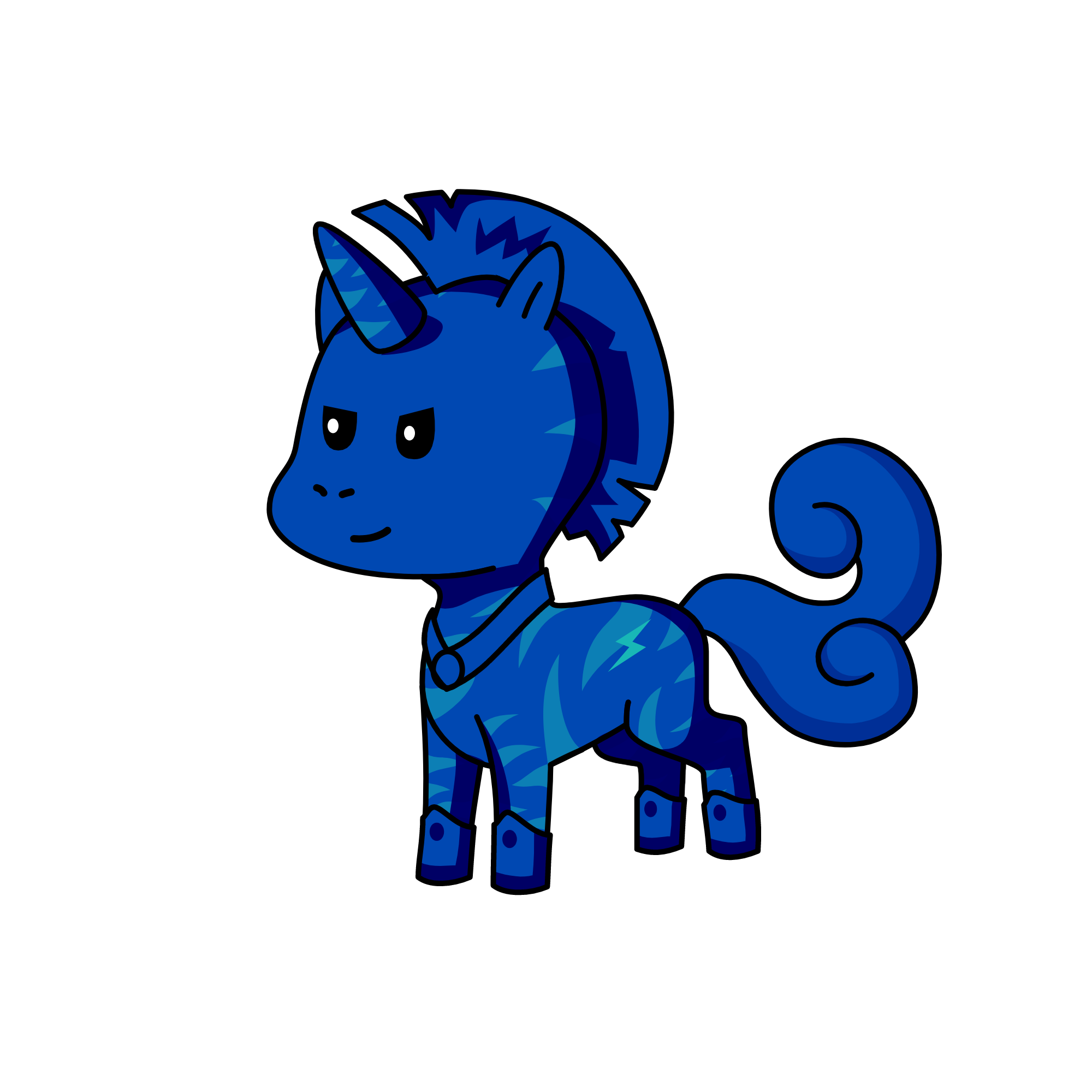 Lightning , the unicorn
