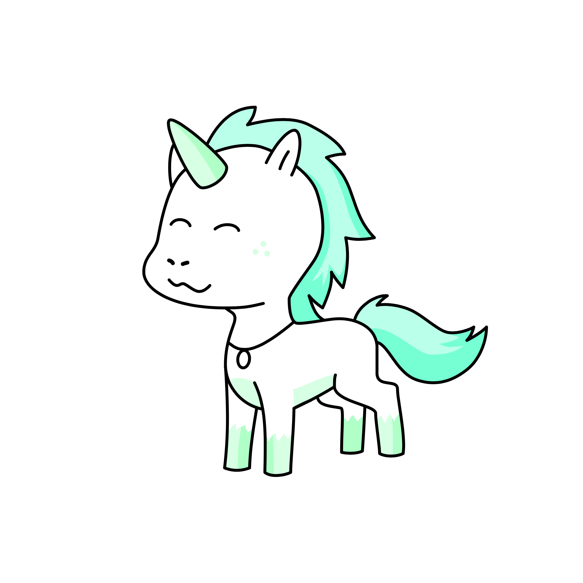 minty, the unicorn