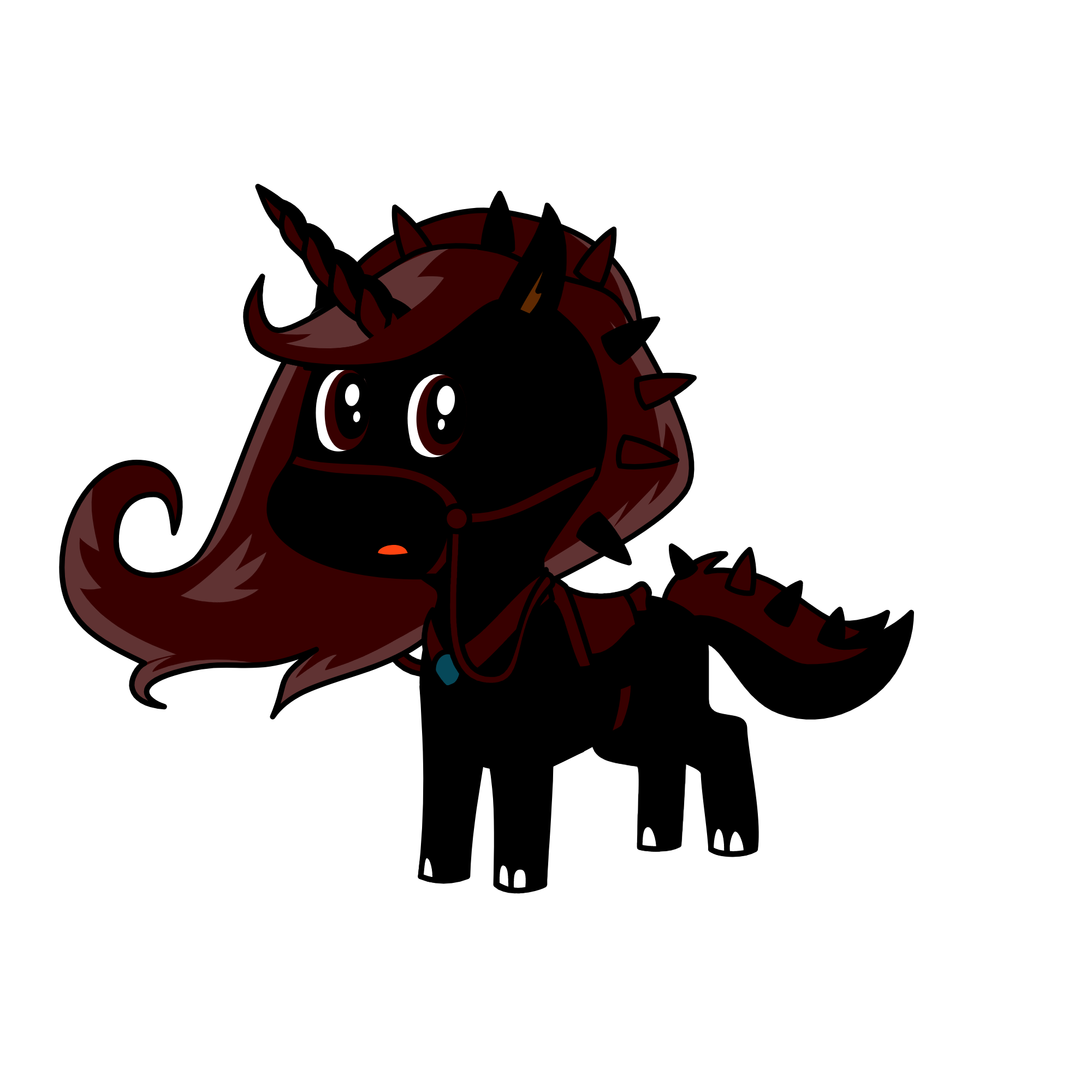 black widoe, the unicorn