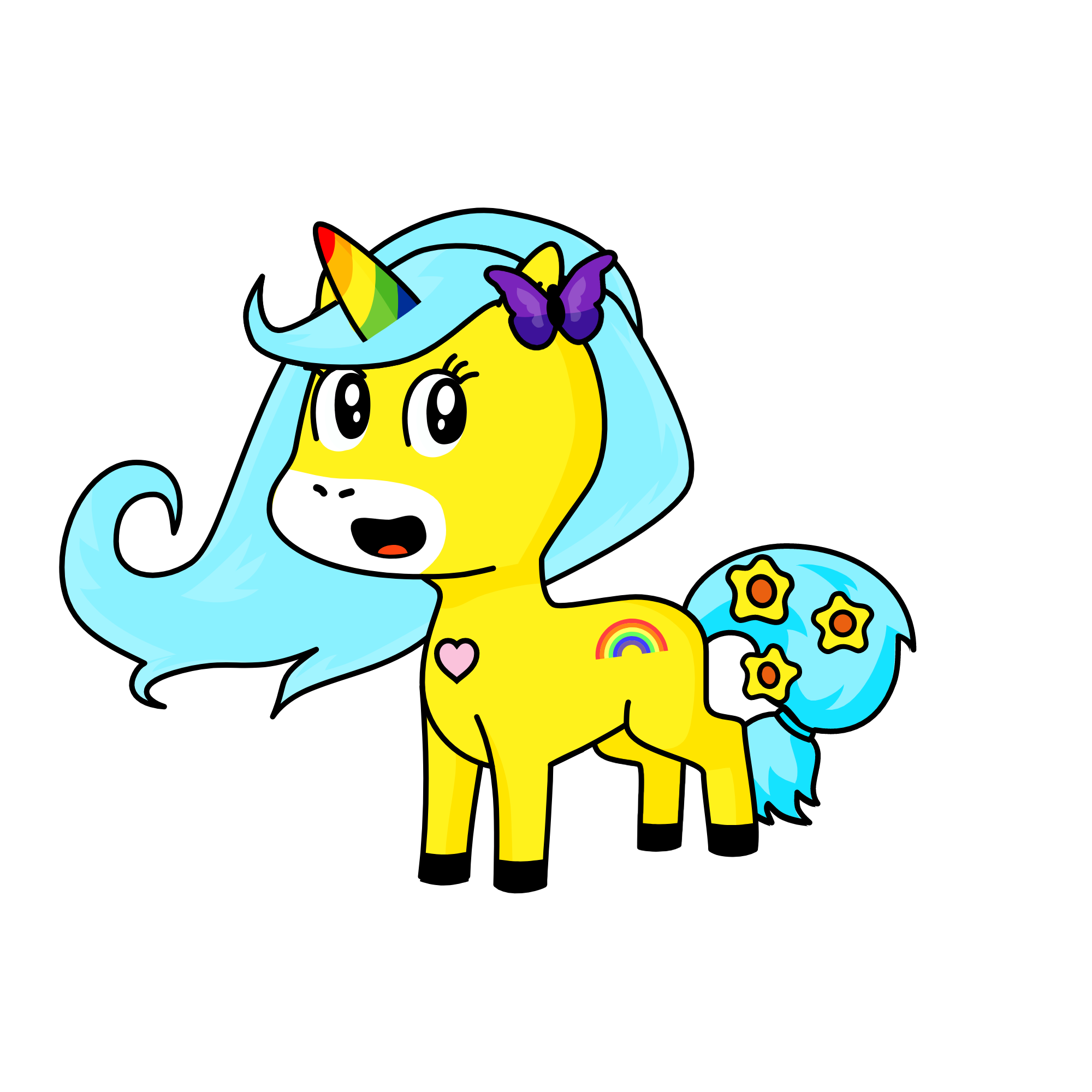 sun, the unicorn