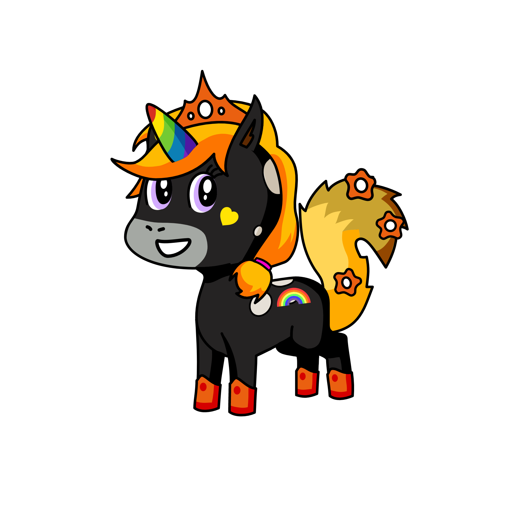 Char Char Binx, the unicorn
