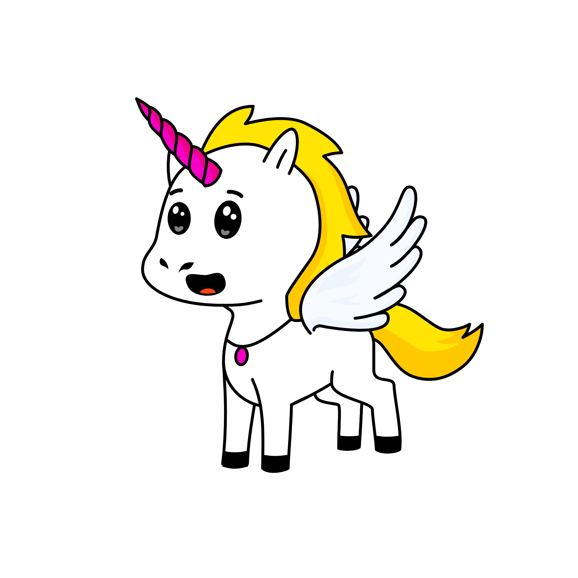 gliter, the unicorn