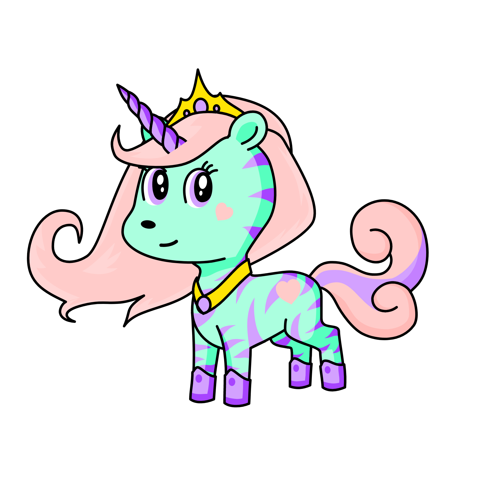 Raylon, the unicorn