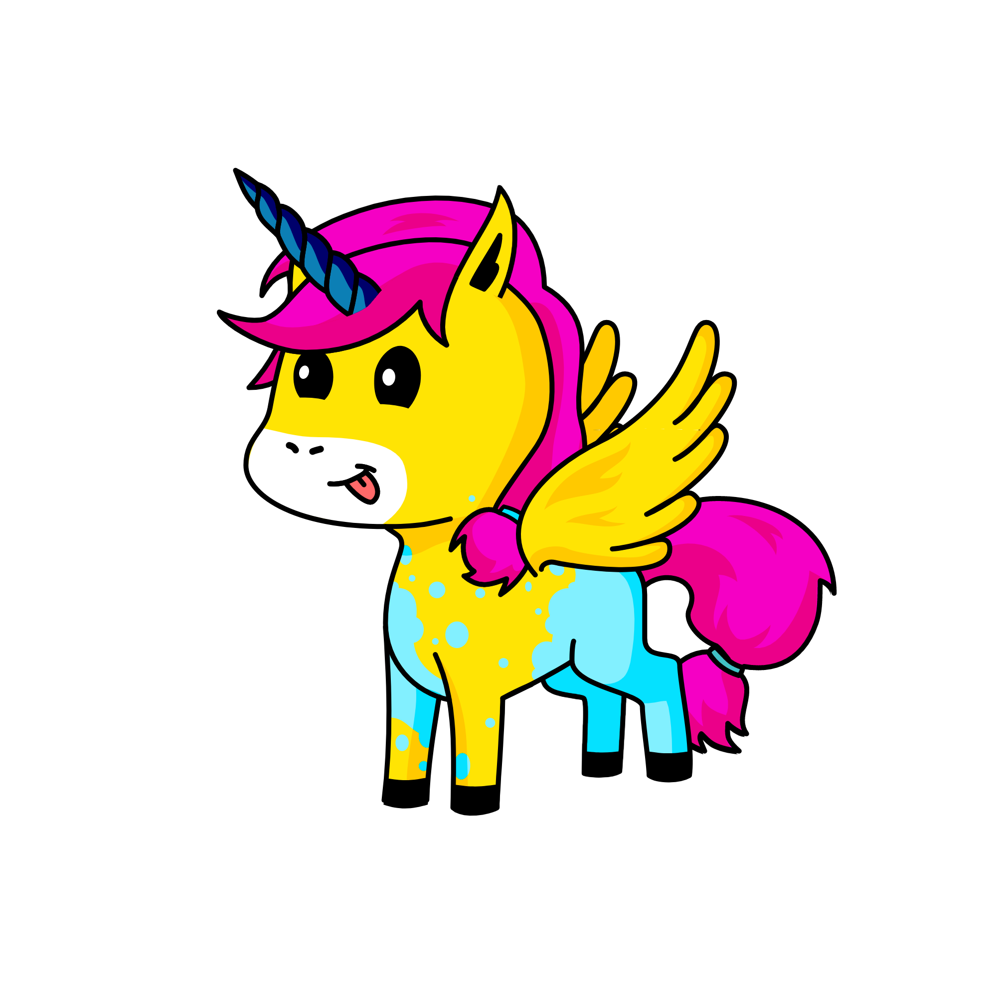 Lightning Magic, the unicorn