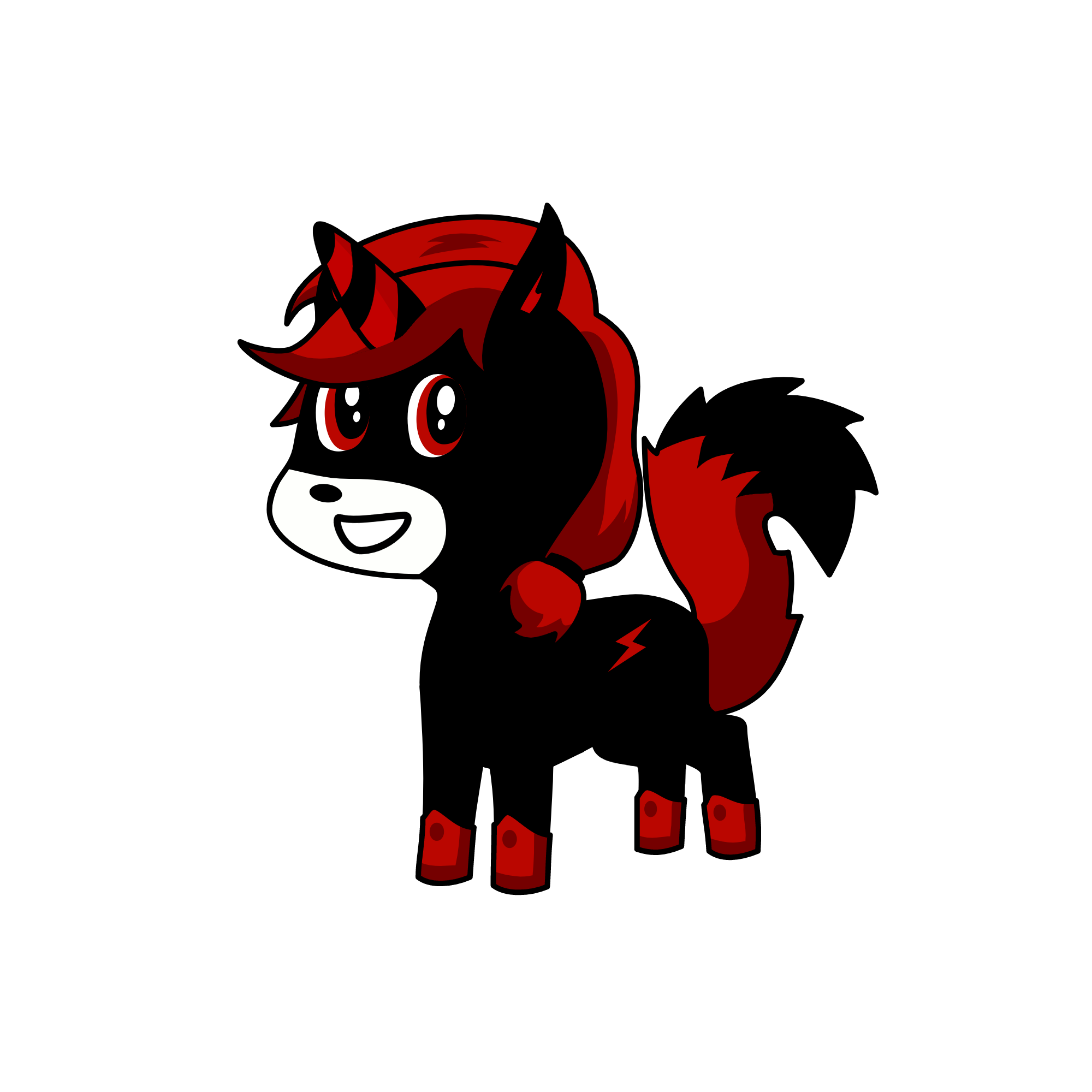 Dark, the unicorn