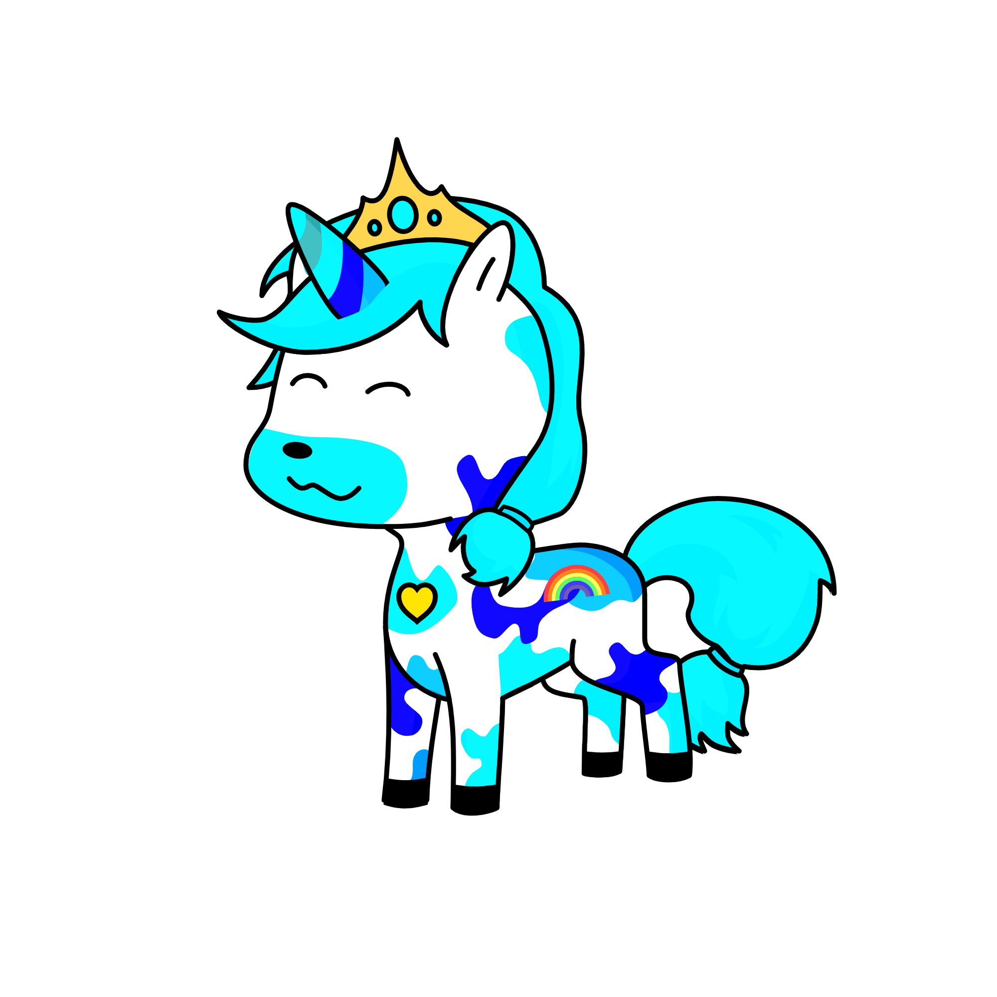 Pup, the unicorn