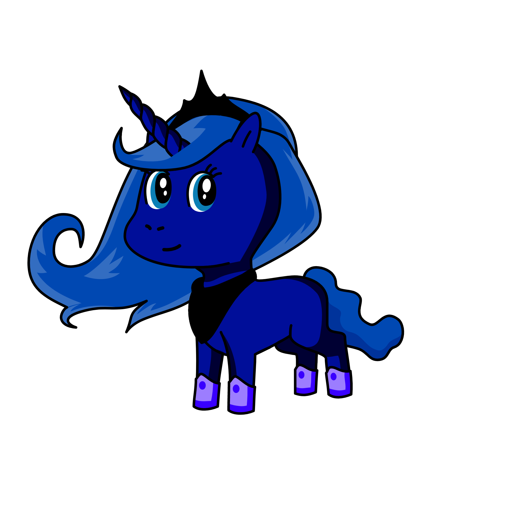 Princess Luna, the unicorn
