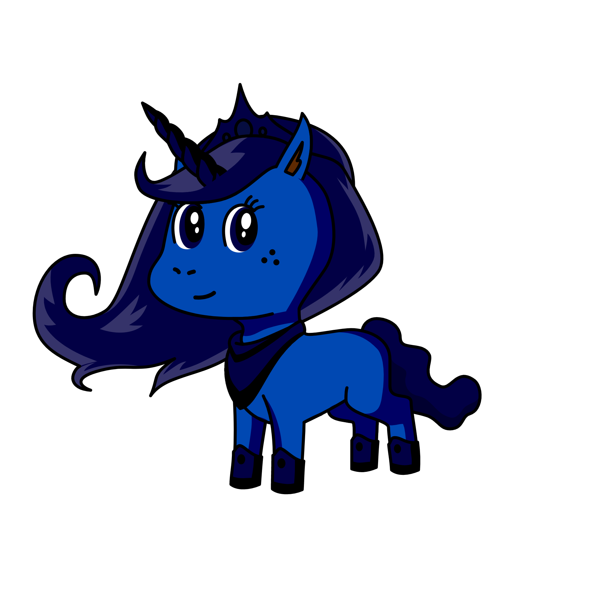 Princess Luna, the unicorn
