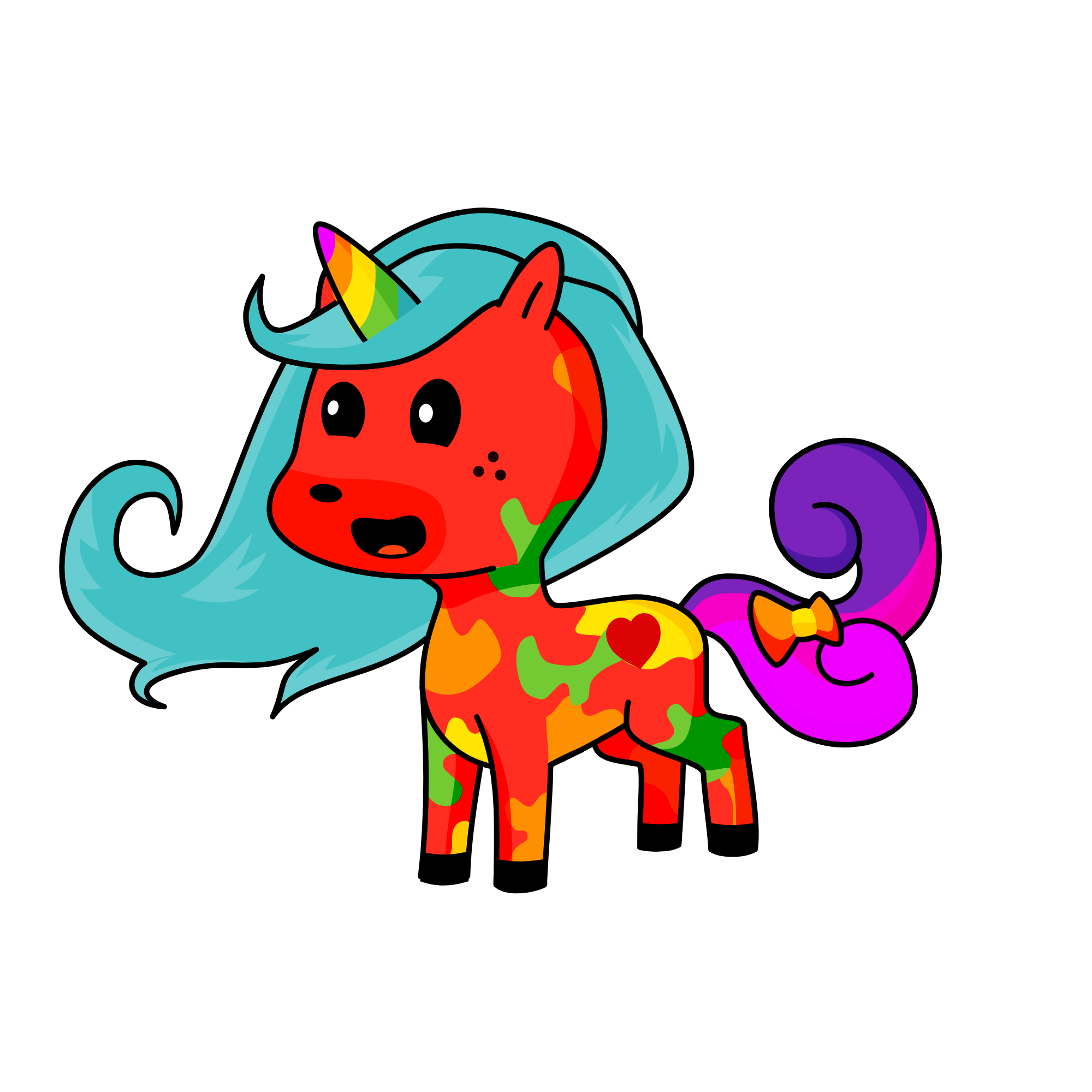 rainbowocorn, the unicorn