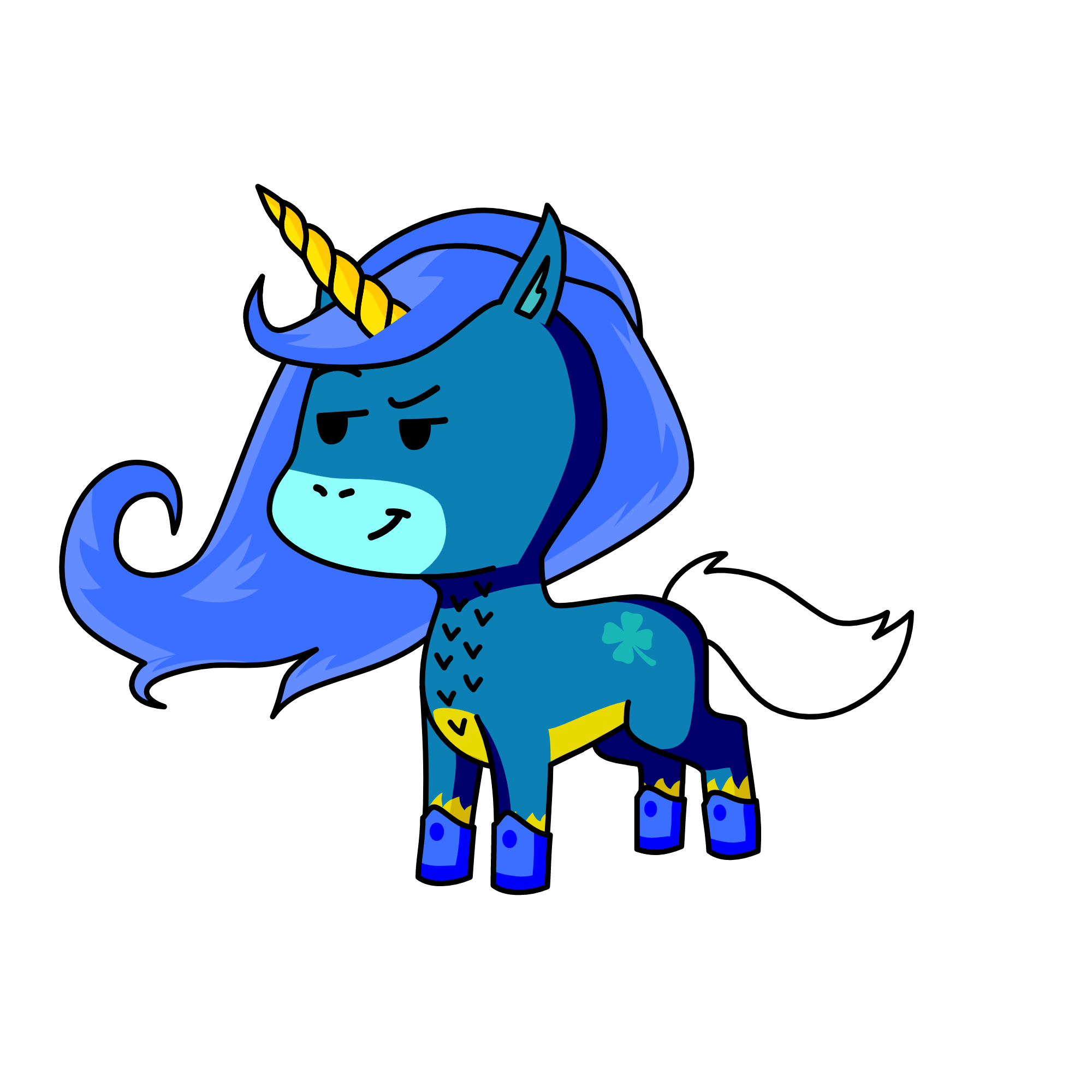 Funneh unicorn, the unicorn