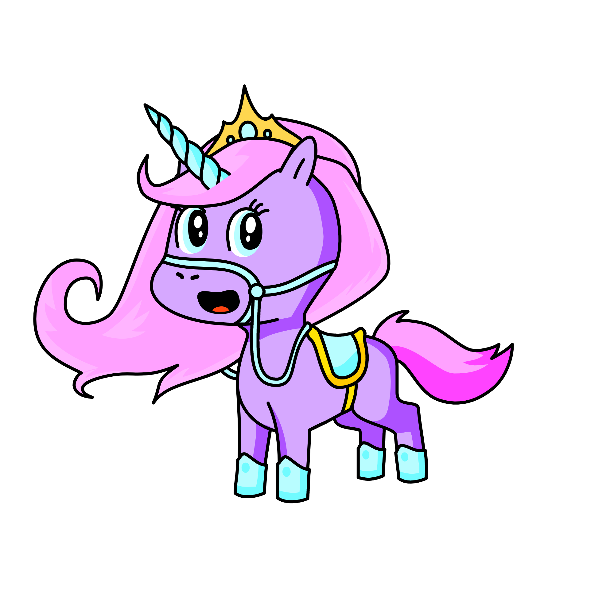 Pastel, the unicorn