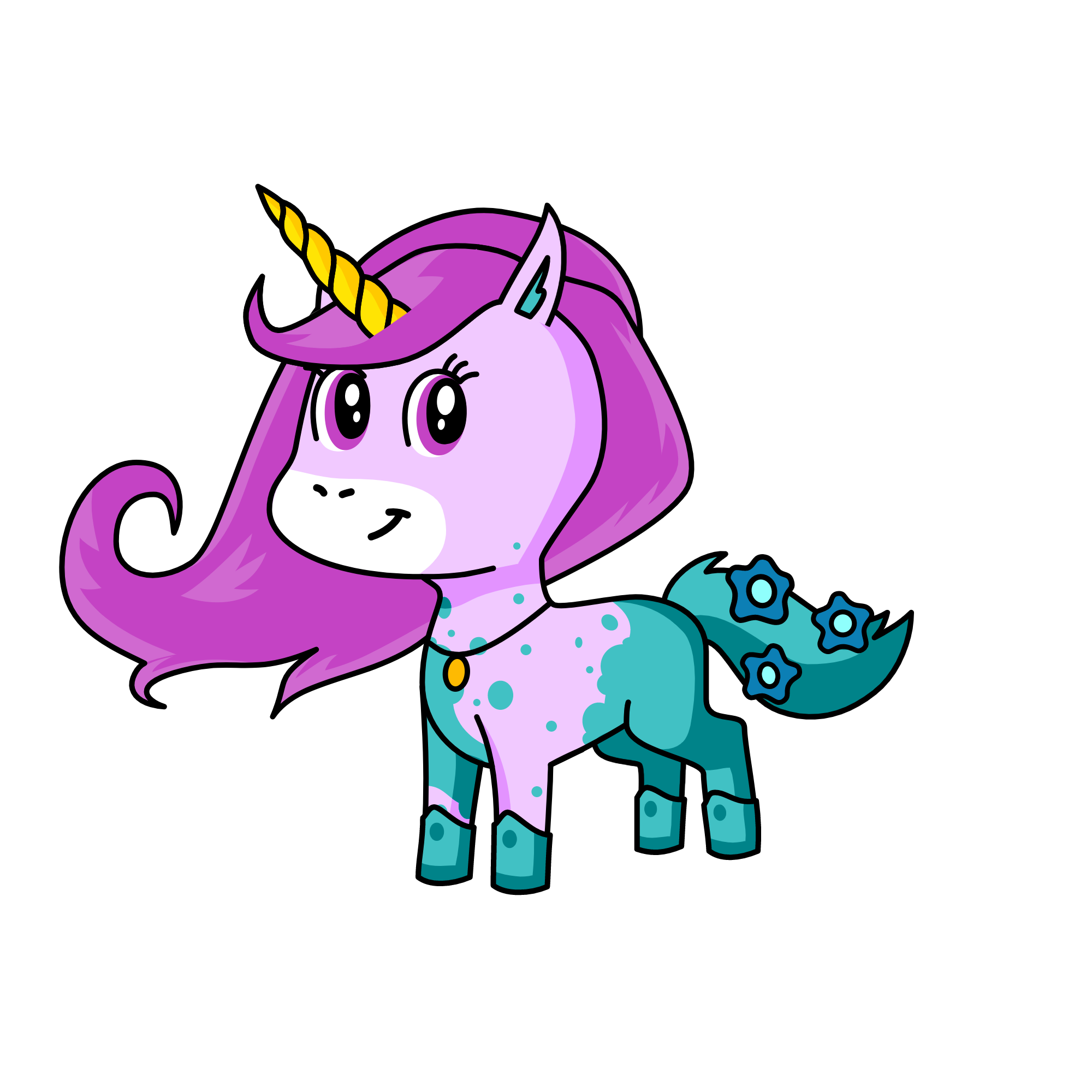 Lunar, the unicorn