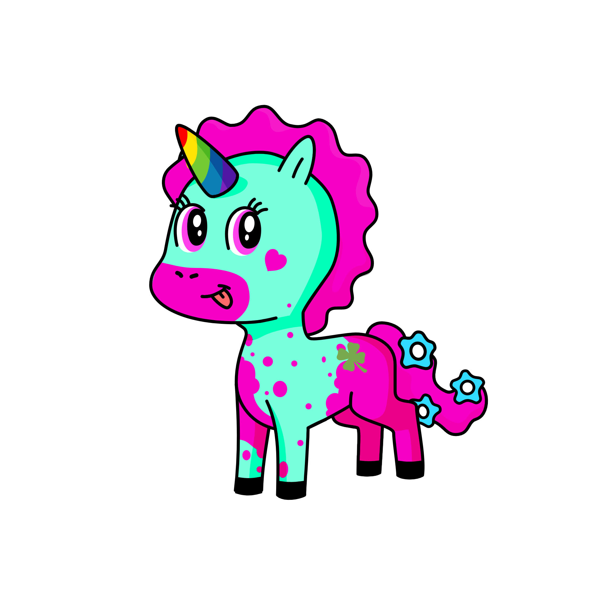 Lucky, the unicorn