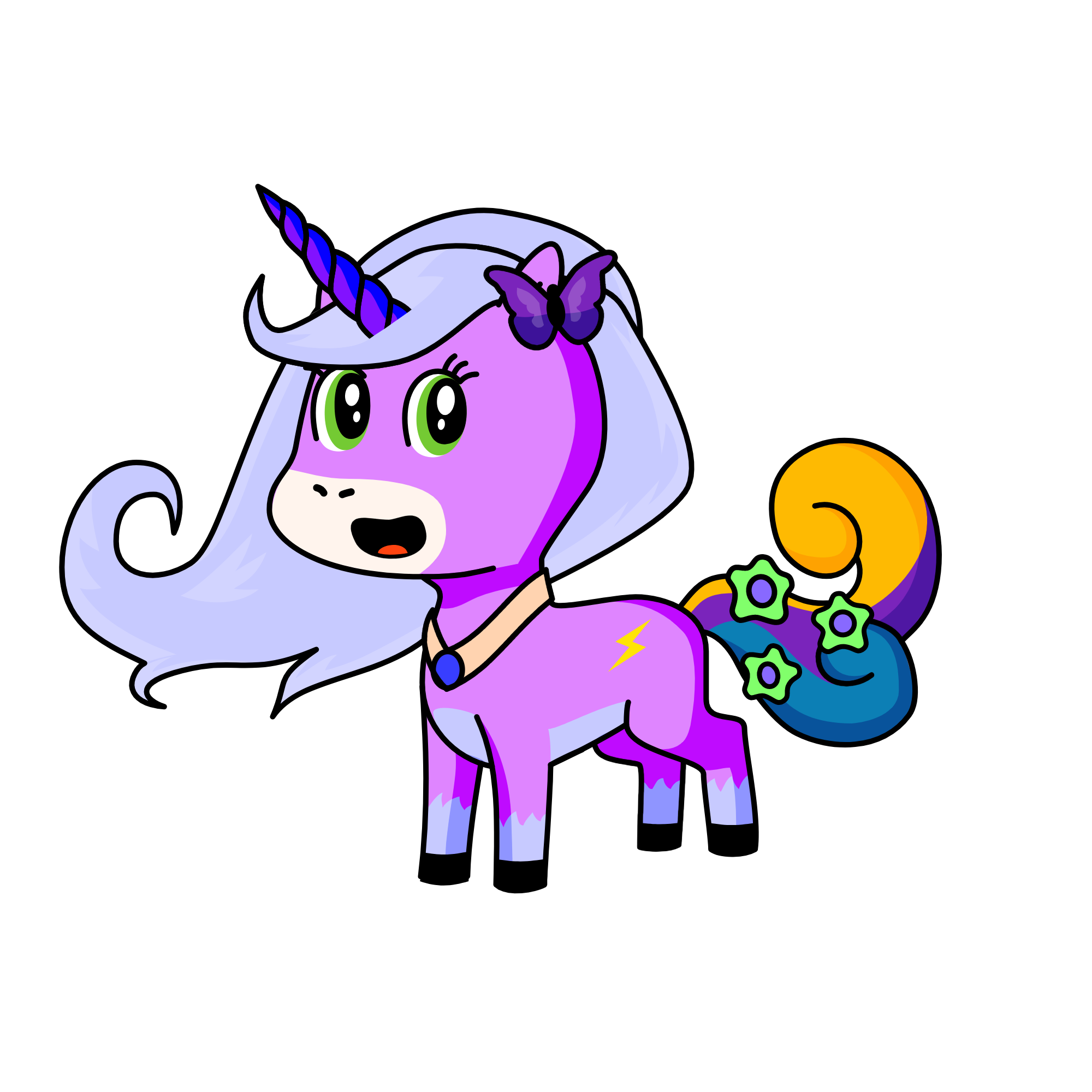 Mache, the unicorn