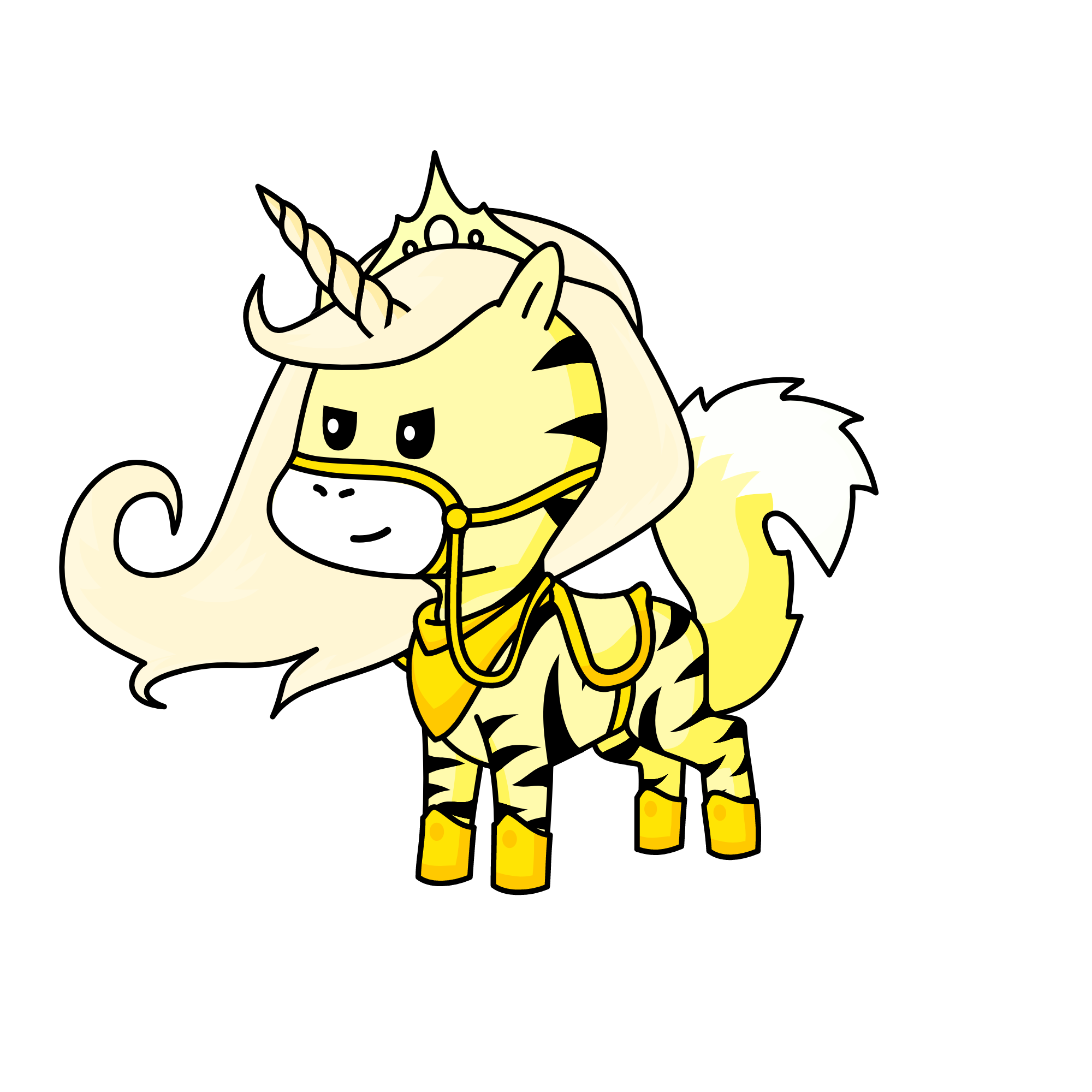Queen Sand, the unicorn