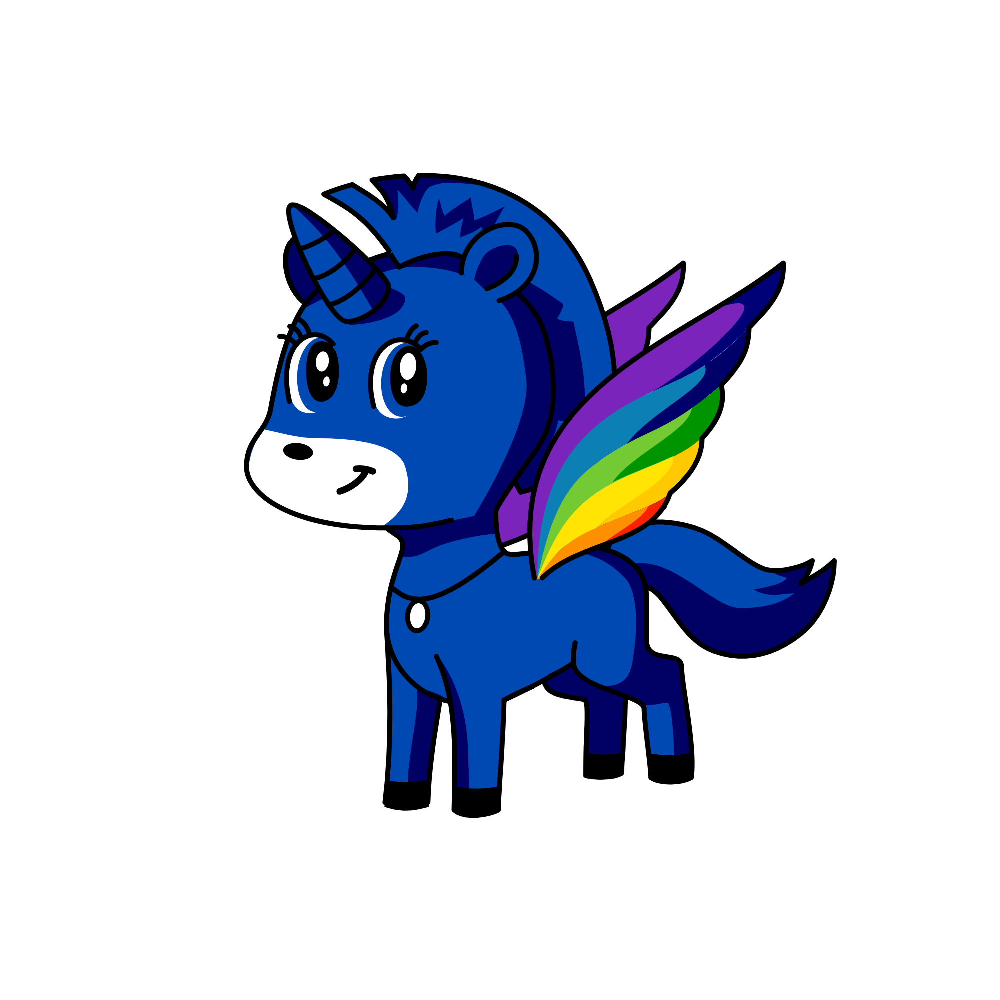 copos de nieve, the unicorn