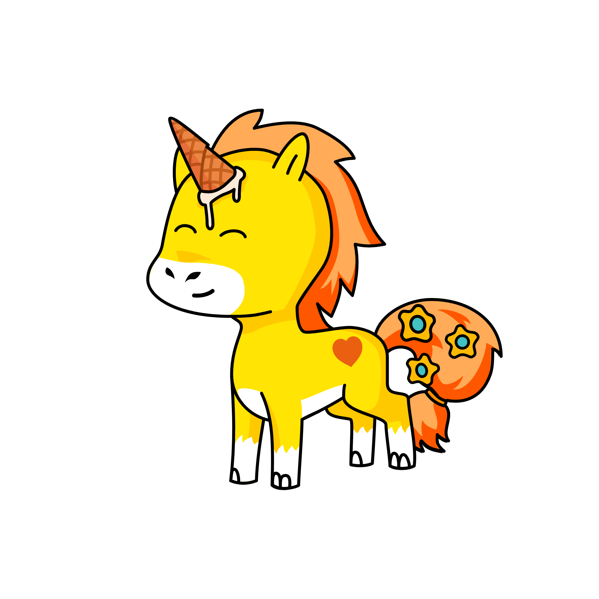 ice cream, the unicorn