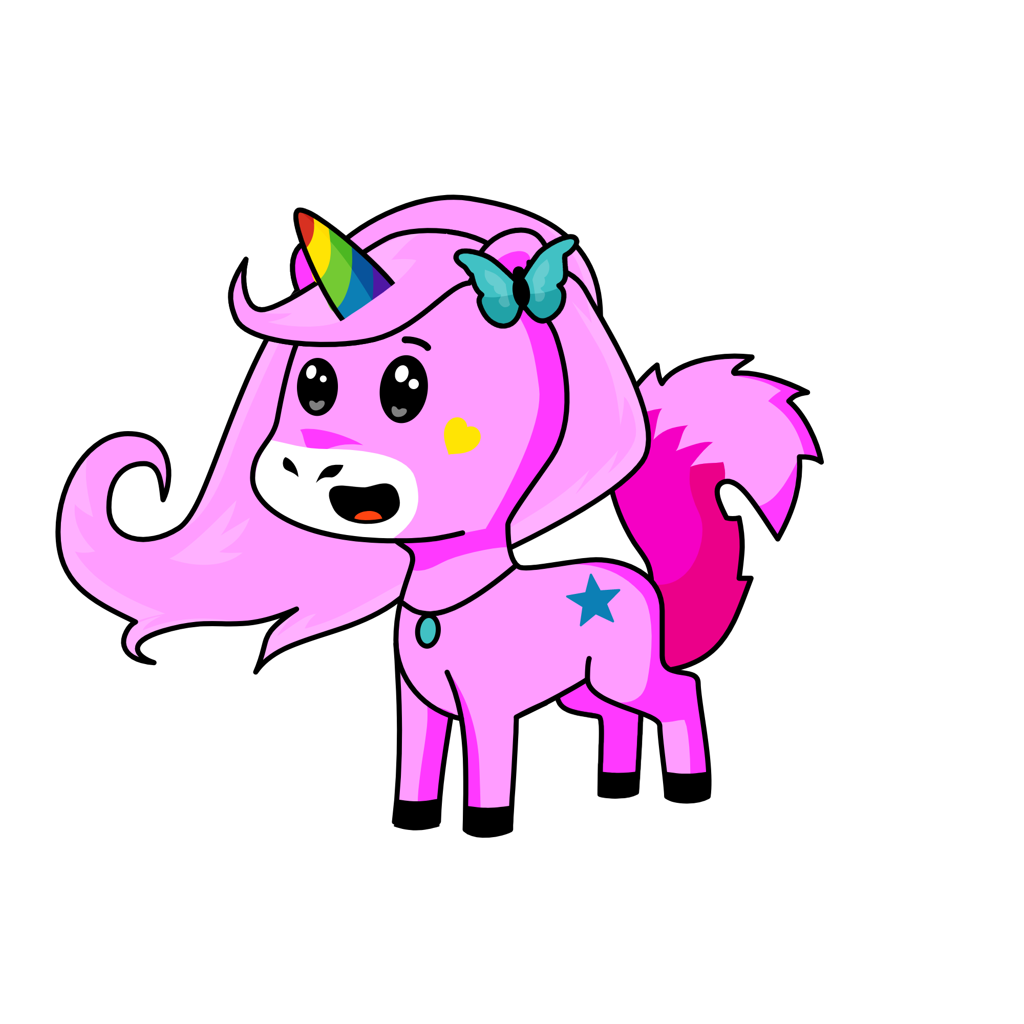 Honey, the unicorn