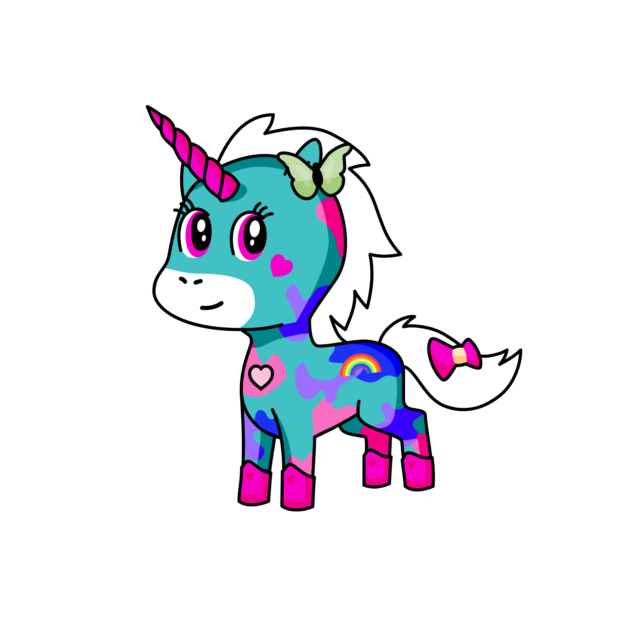 Snowflower, the unicorn