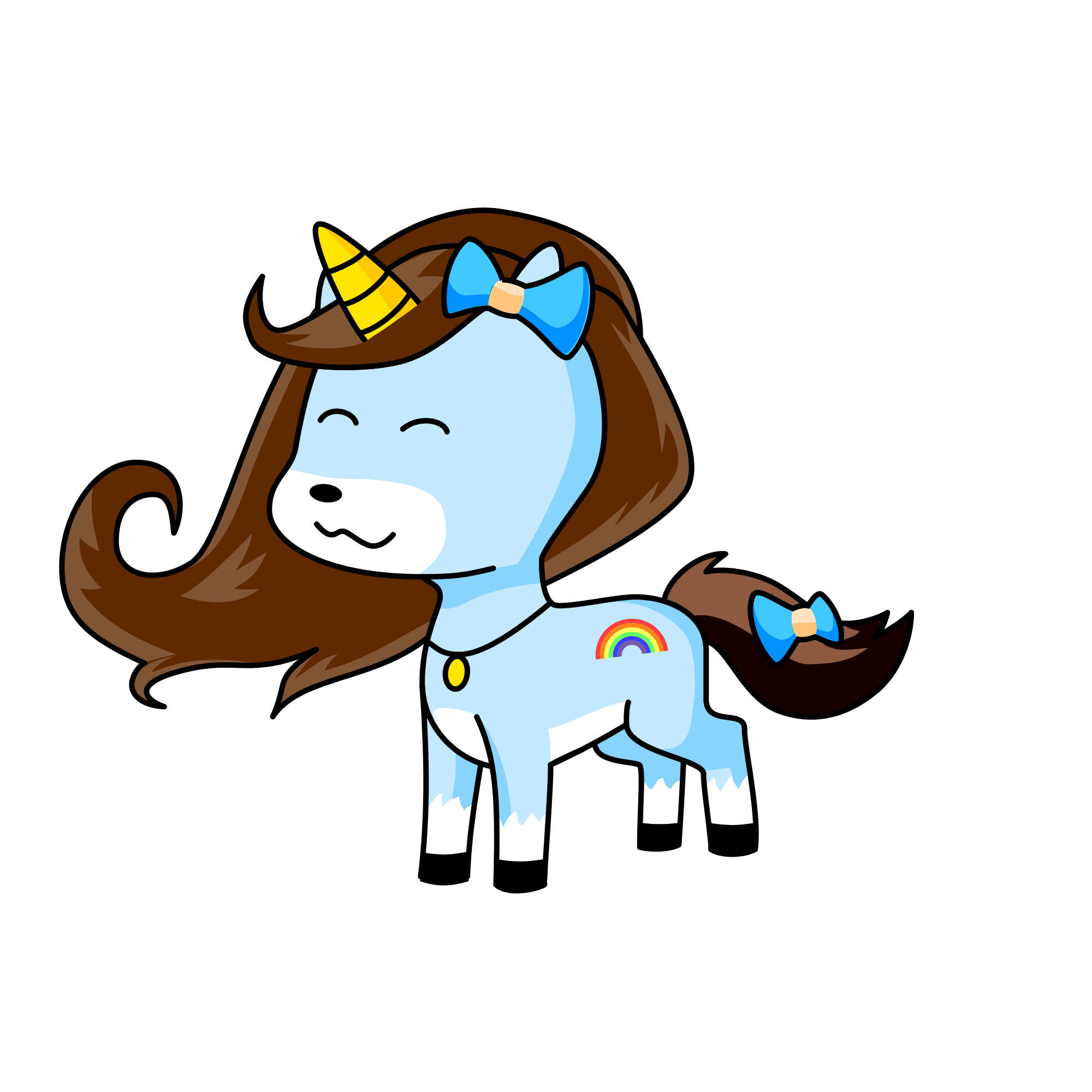 Sky, the unicorn